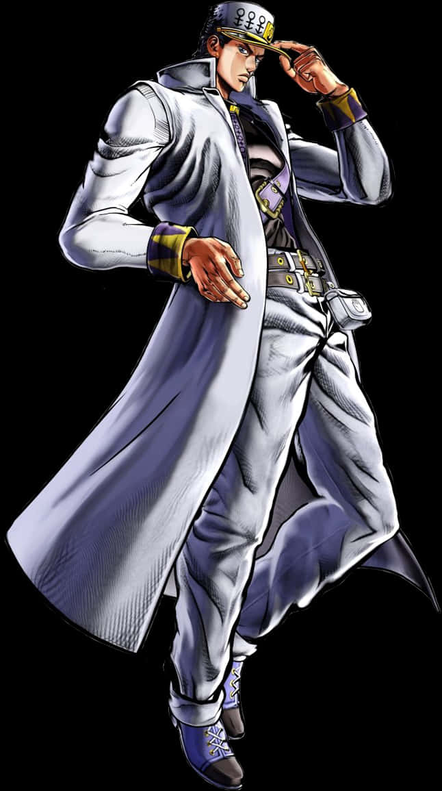 Jotaro Kujo stoisk positur Bakgrunner