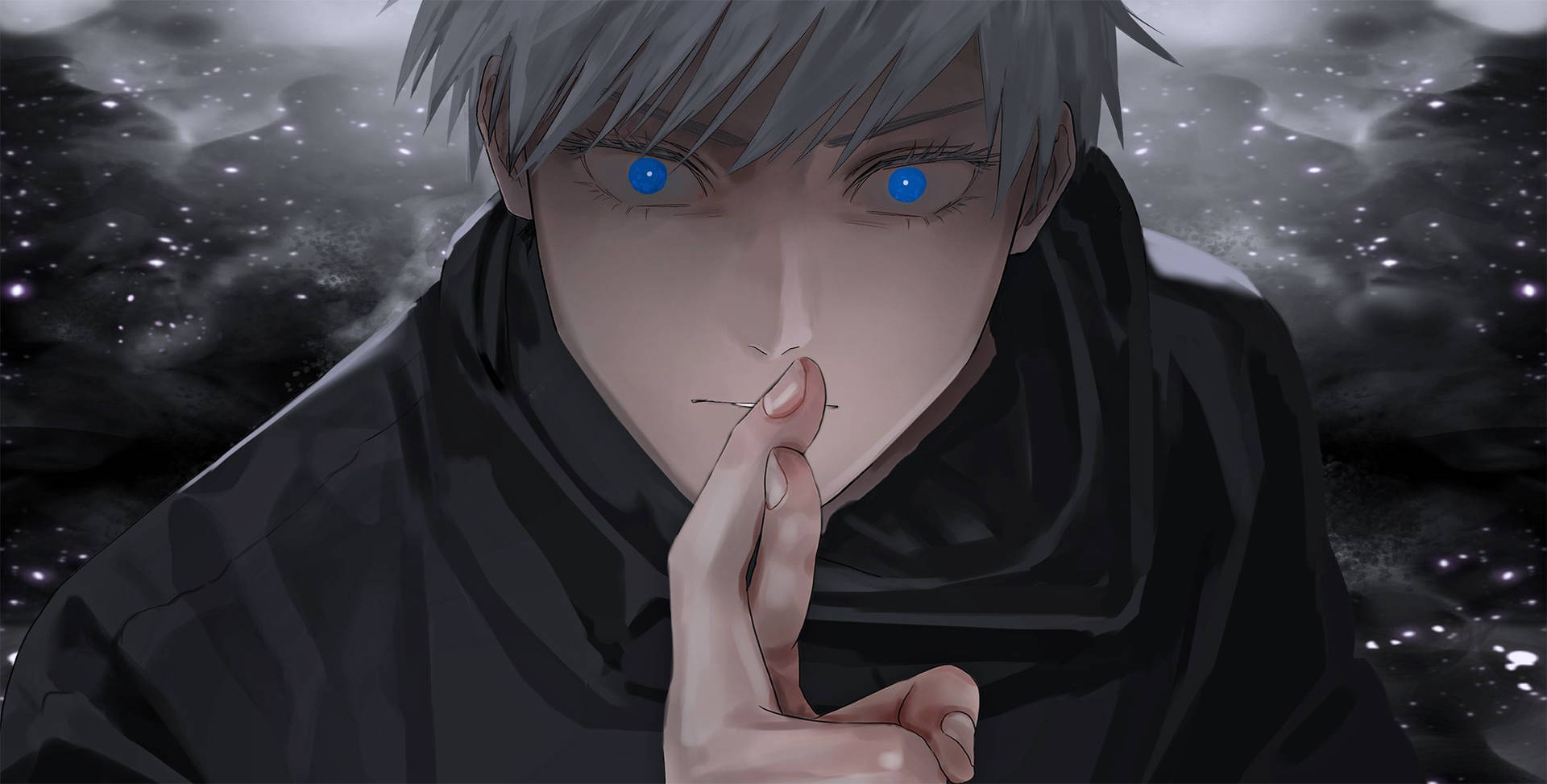 Jujutsu Kaisen Gojo domeneutvidelse HD bakgrunnsbilde