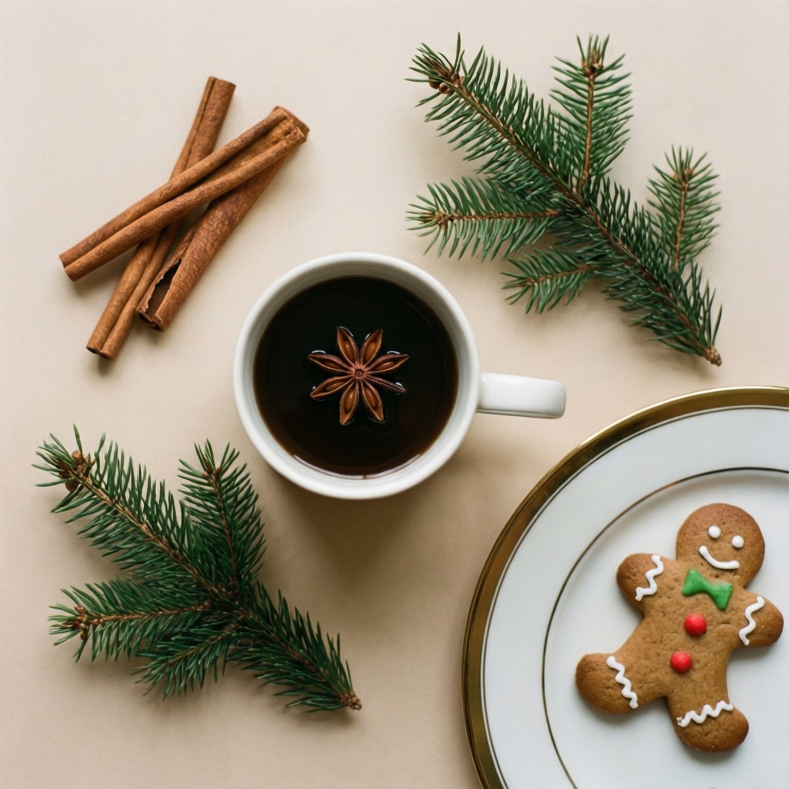 Juleflatlay Bakgrunner