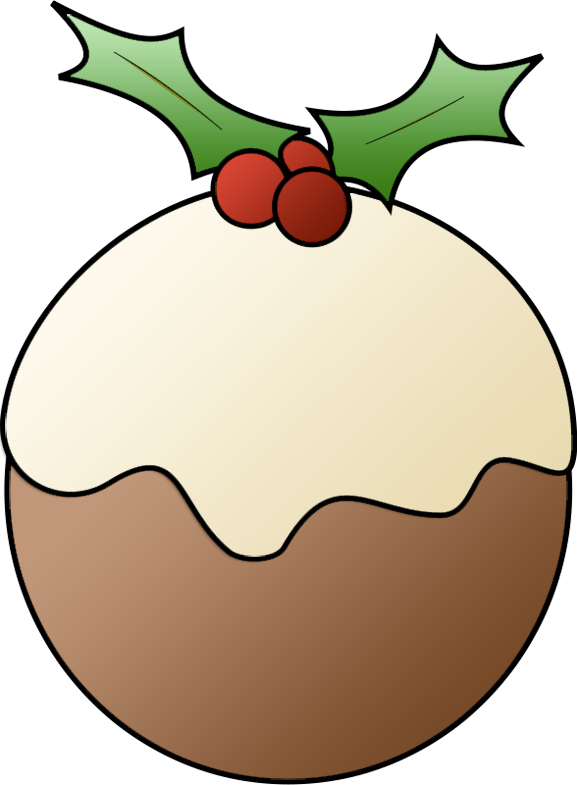 Julepudding klippekunst Bakgrunner