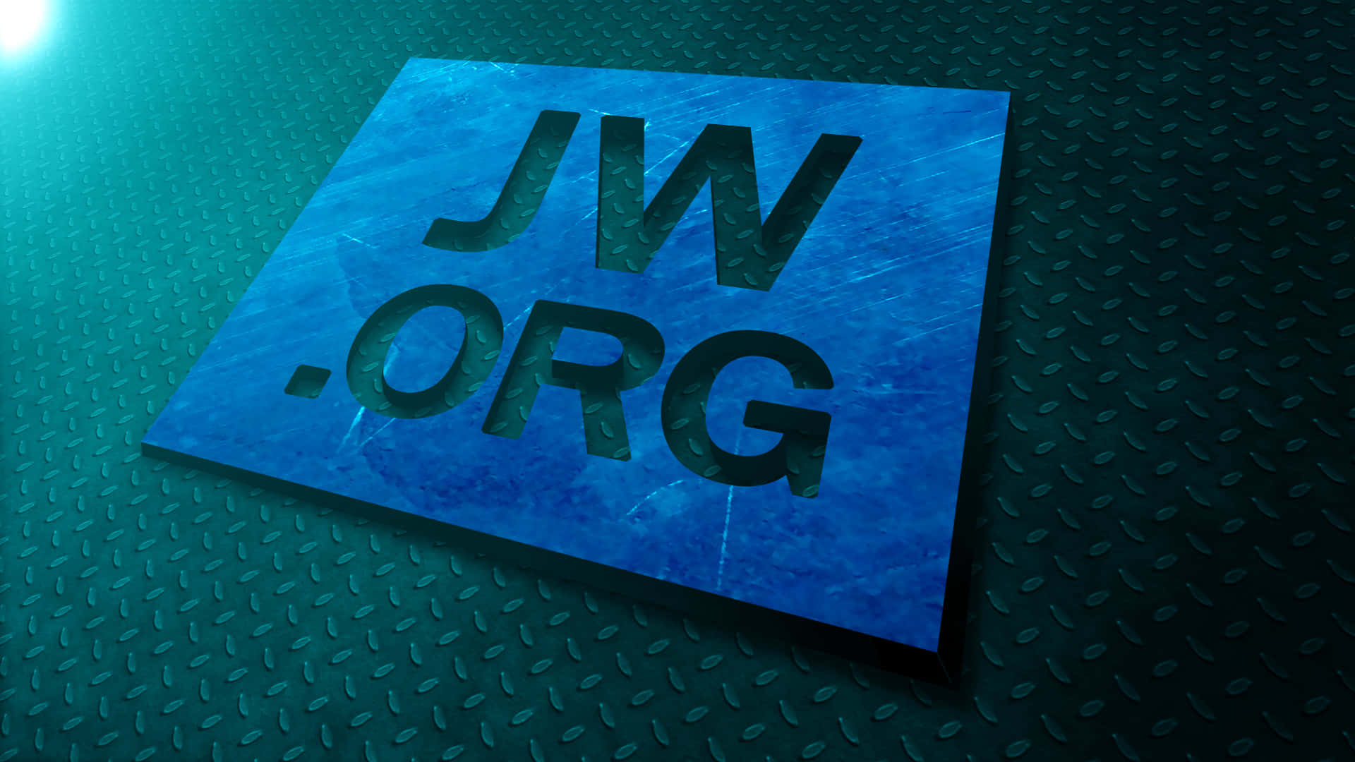 JWorg-logo på stålplate Bakgrunner