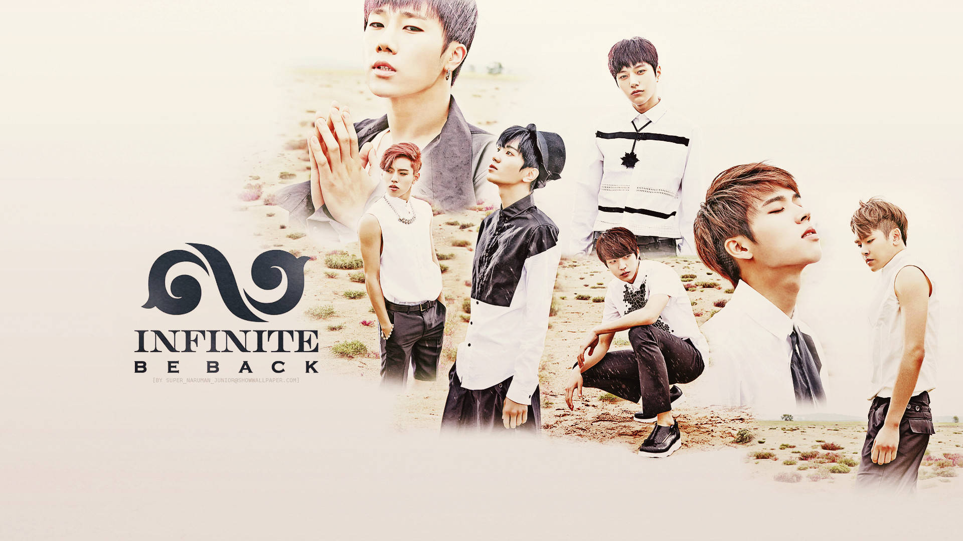 K Pop Guttegruppe Infinite Plakat Bakgrunner