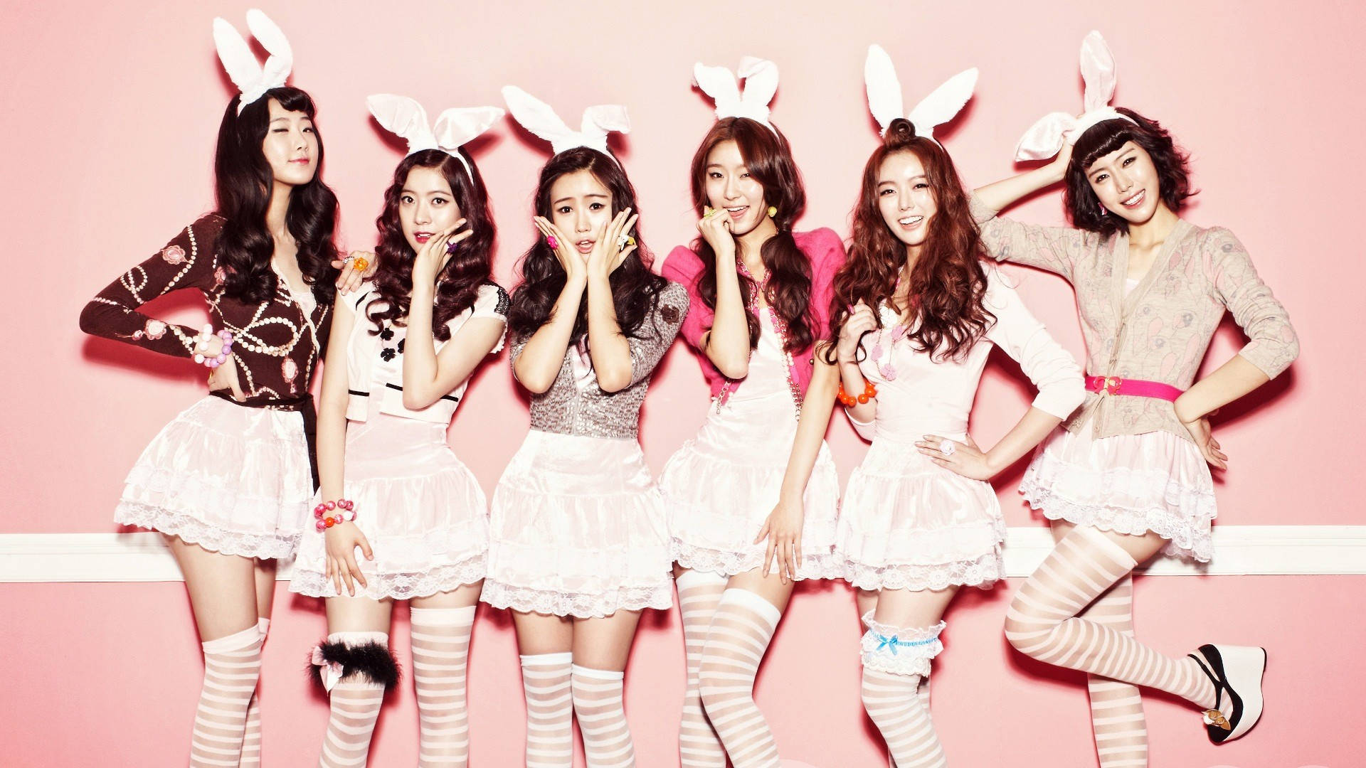 K Pop Jentegruppe Dal Shabet Bakgrunner