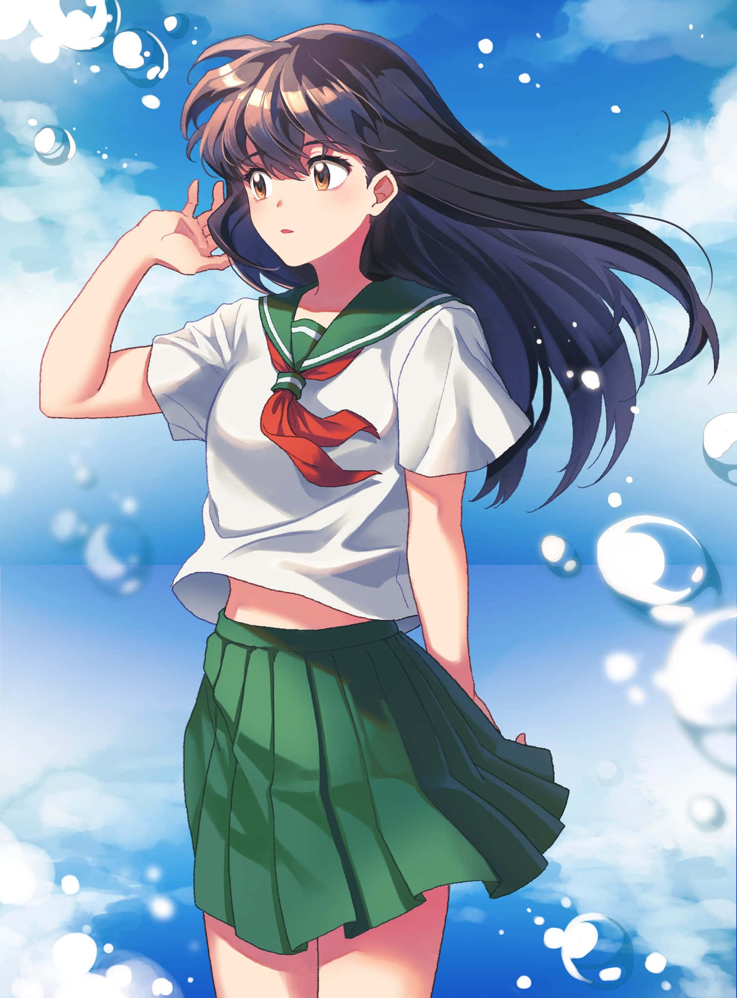 Kagome Higurashi – Den tidsreisende prestinnen Bakgrunner