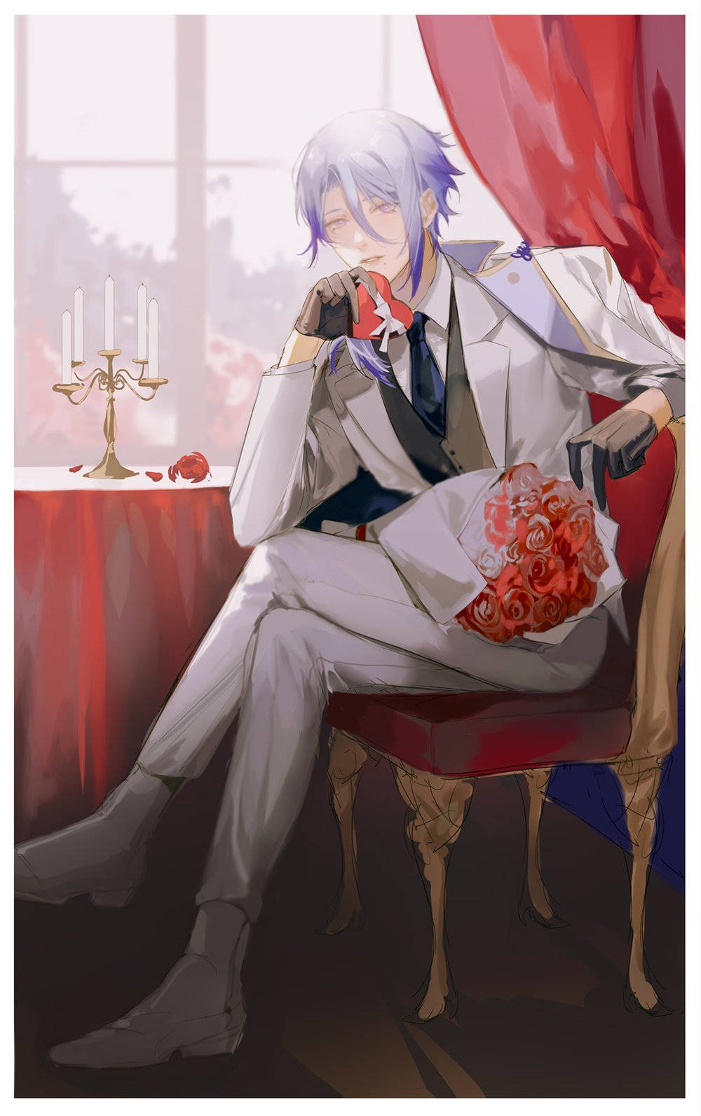 Kamisato Ayato romantisk date Bakgrunner