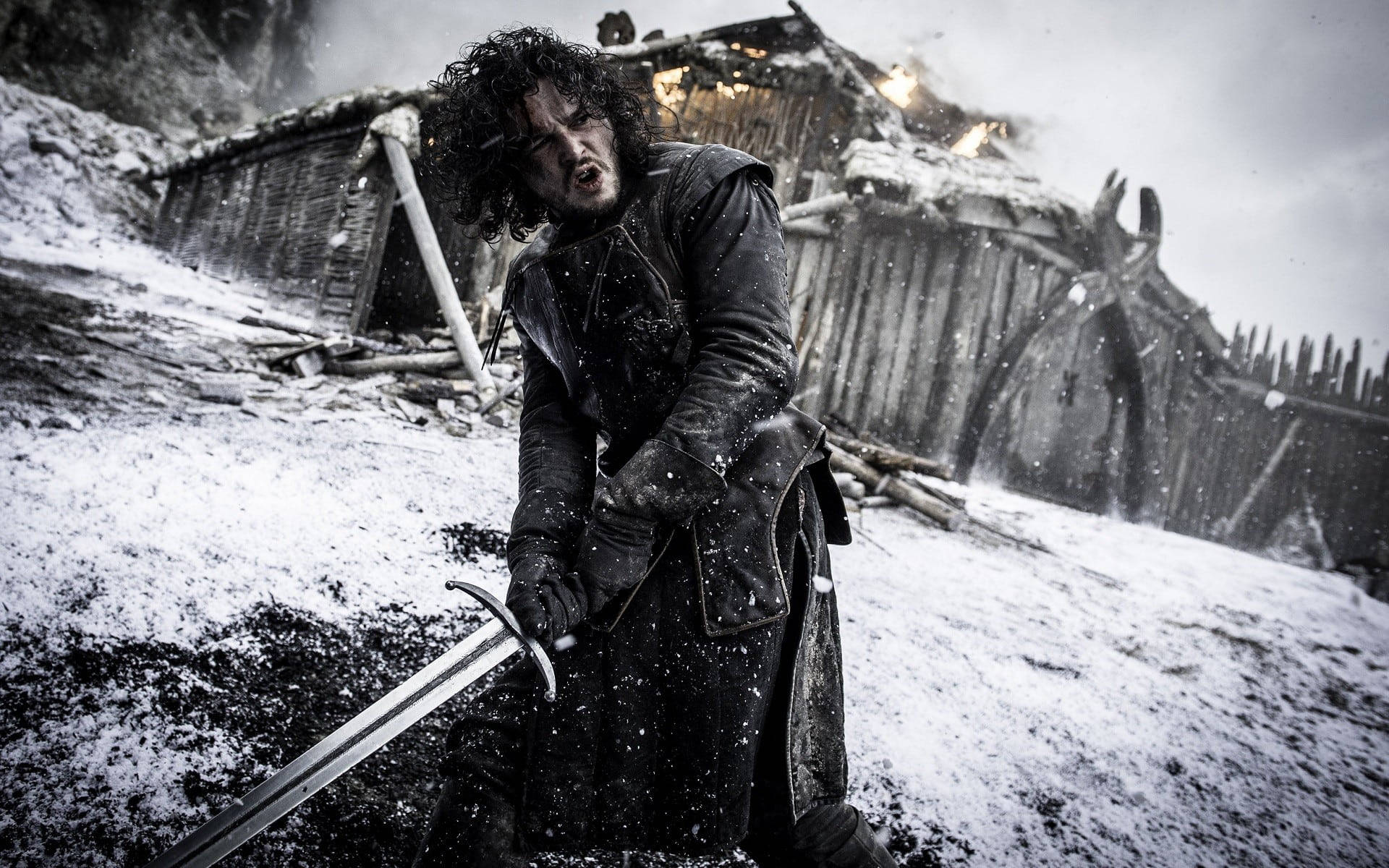 Kamp Jon Snow Game of Thrones Bakgrunner