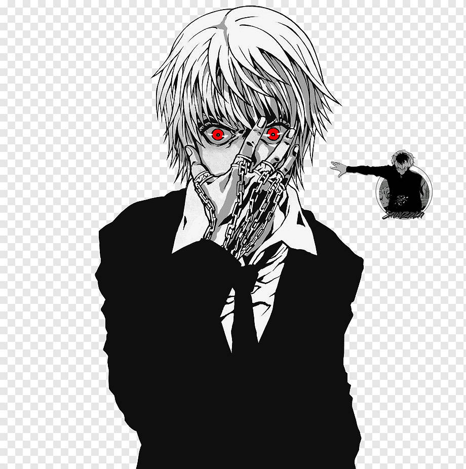 Kaneki i dress manga PFP Bakgrunner