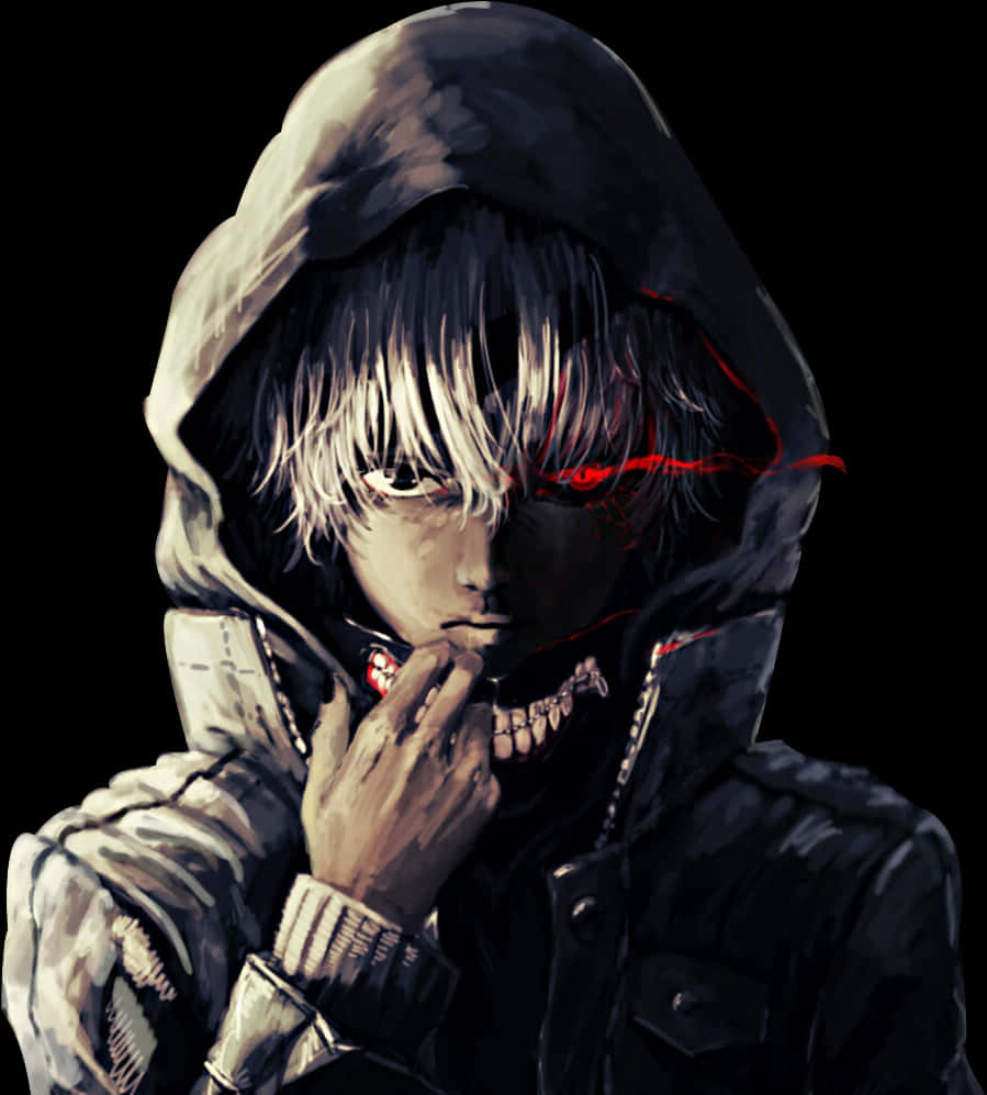 Kaneki Ken med hette Ghoul Kunstverk Bakgrunner