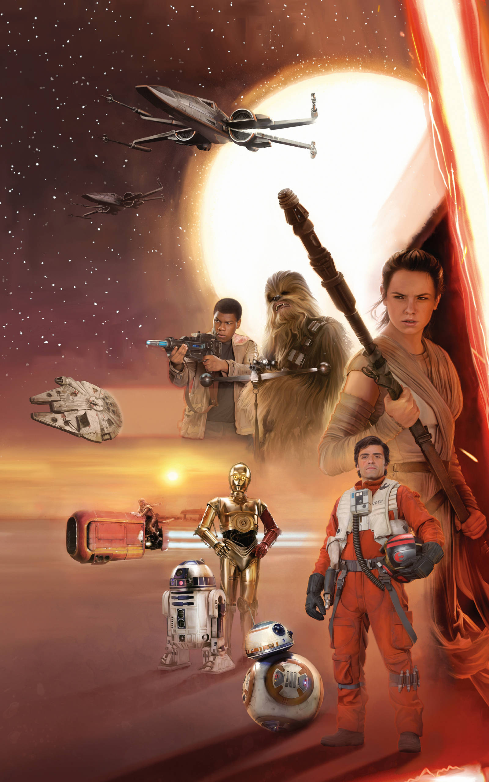 Karakterer Fra Star Wars Nettbrett Bakgrunner