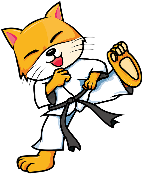 Karate-katt tegneserie ler.PNG Bakgrunner