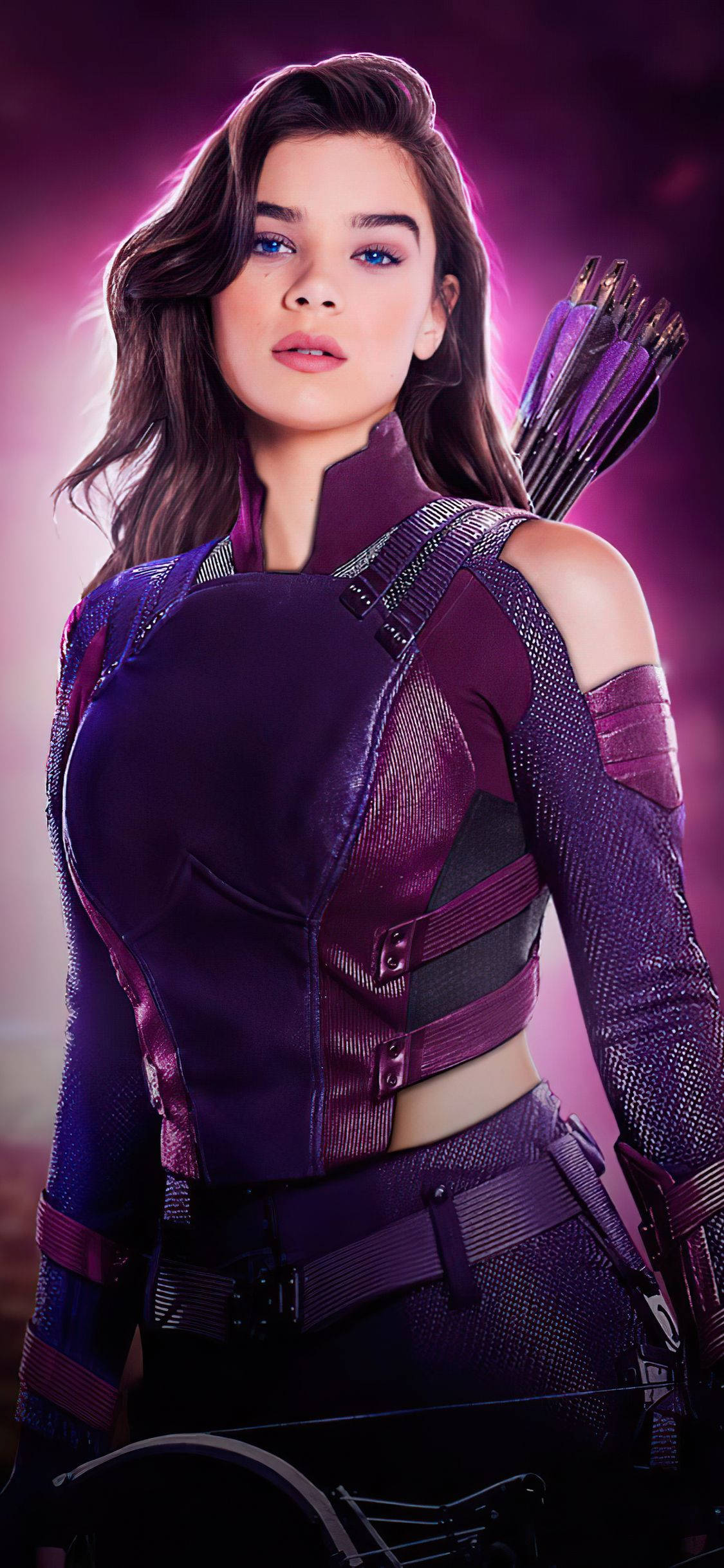 Kate Bishop Hailee Steinfeld Portrett Bakgrunner