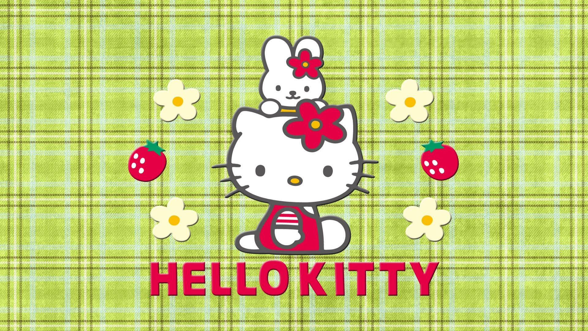 Kathy og Hello Kitty estetisk Bakgrunner