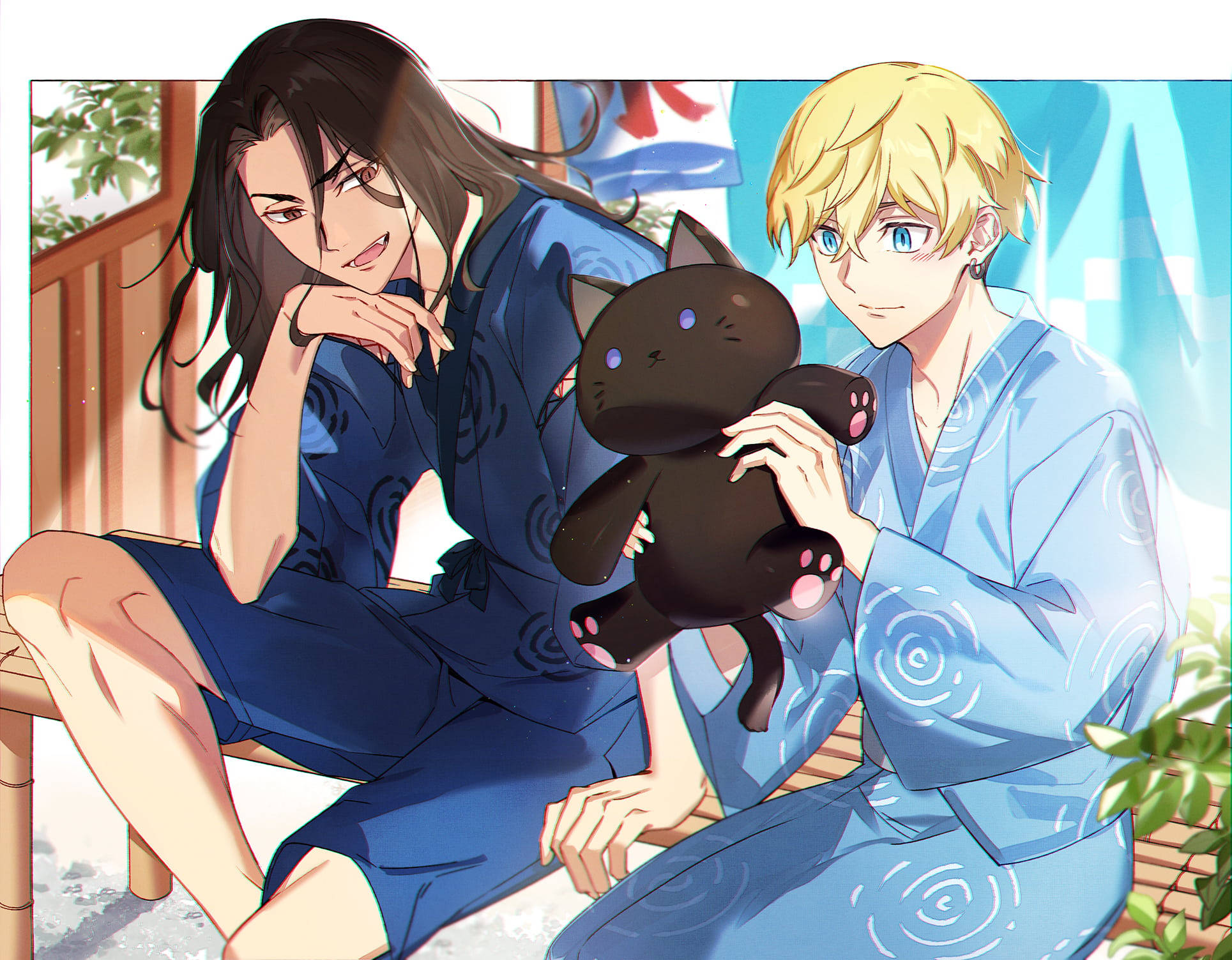 Katt Chifuyu Baji Tokyo Revengers Bakgrunner