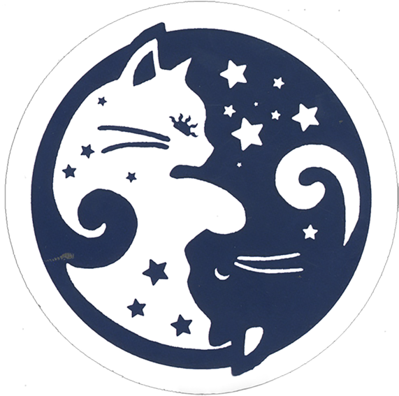 Katt og mus Yin Yang Bakgrunner