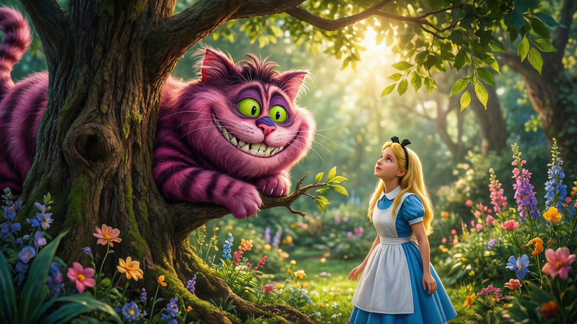 Katten og Alice Bakgrunner