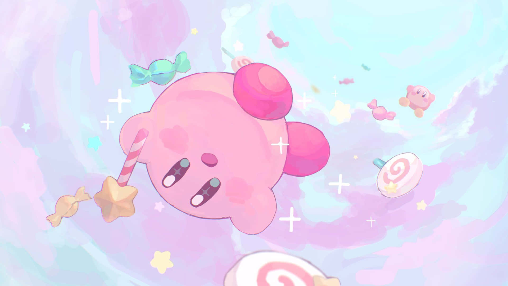 Kawaii estetisk Kirby videospill