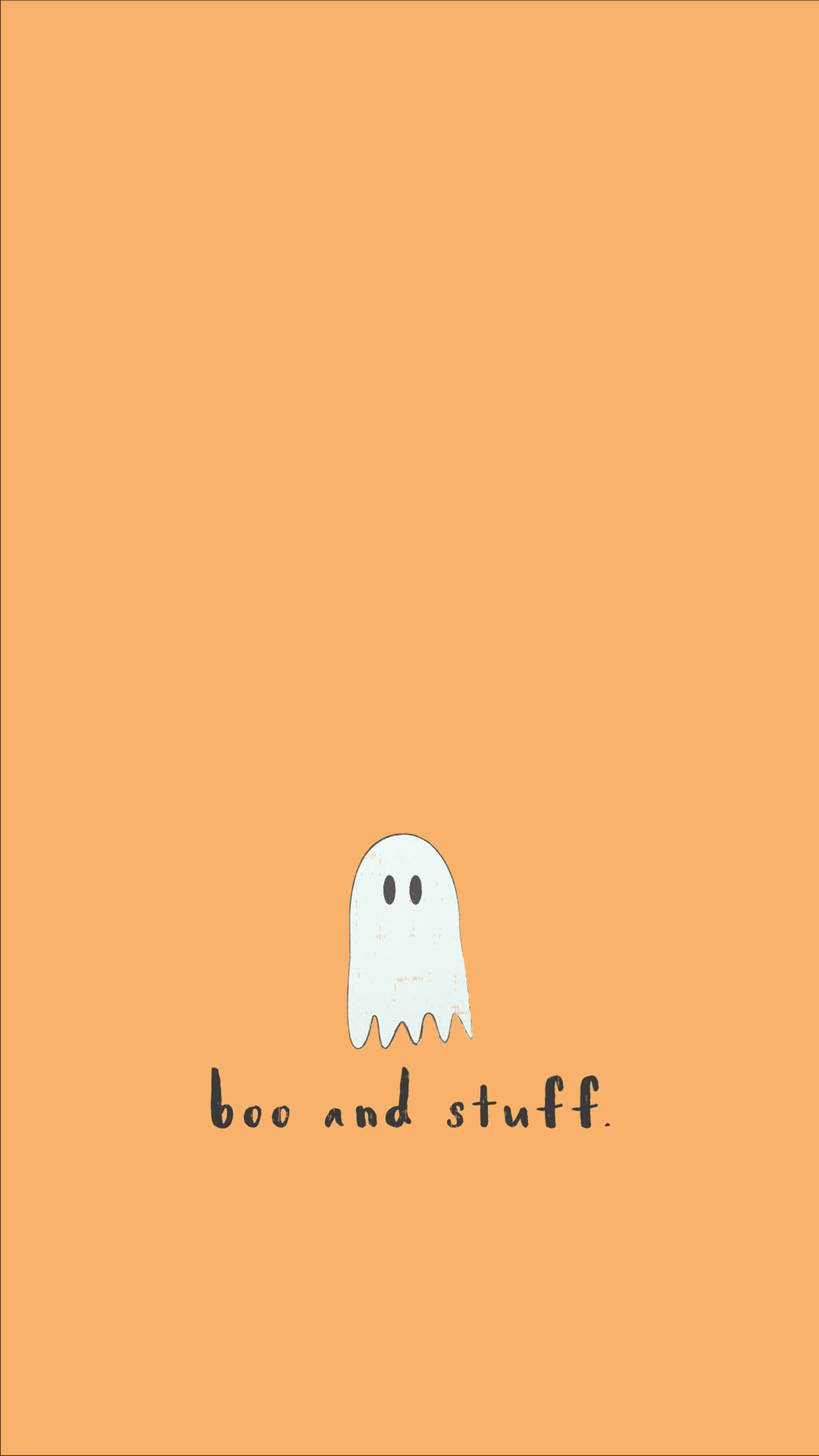 Kawaii Halloween Boo og Stuff Bakgrunner