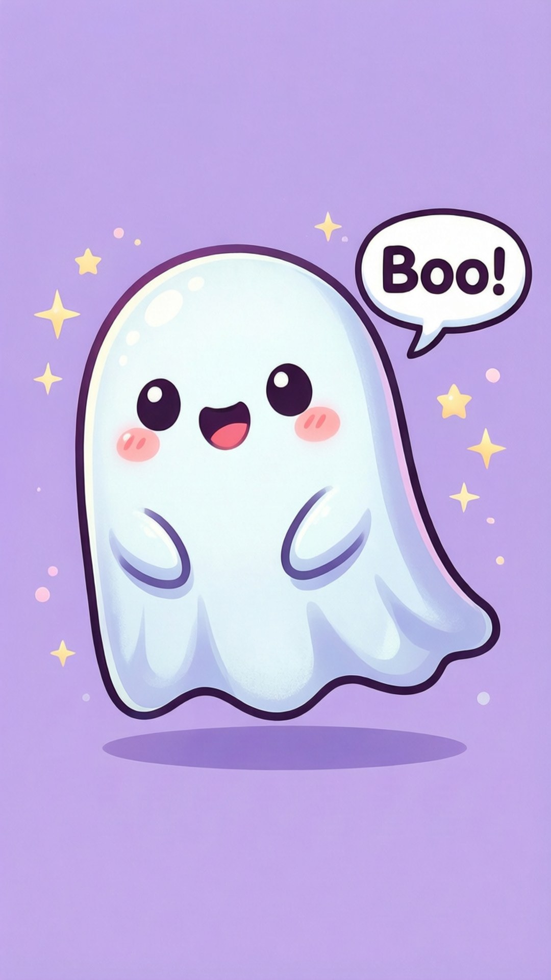 Kawaii Spøkelse Boo Bakgrunner