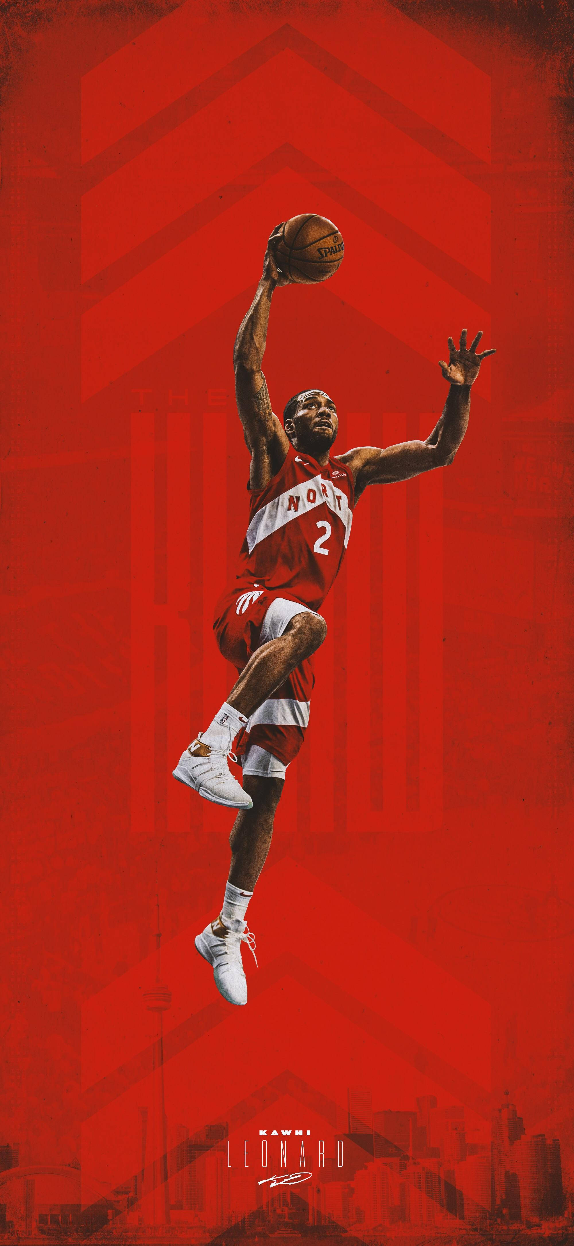 Kawhi Leonard NBA Raptors Bakgrunner