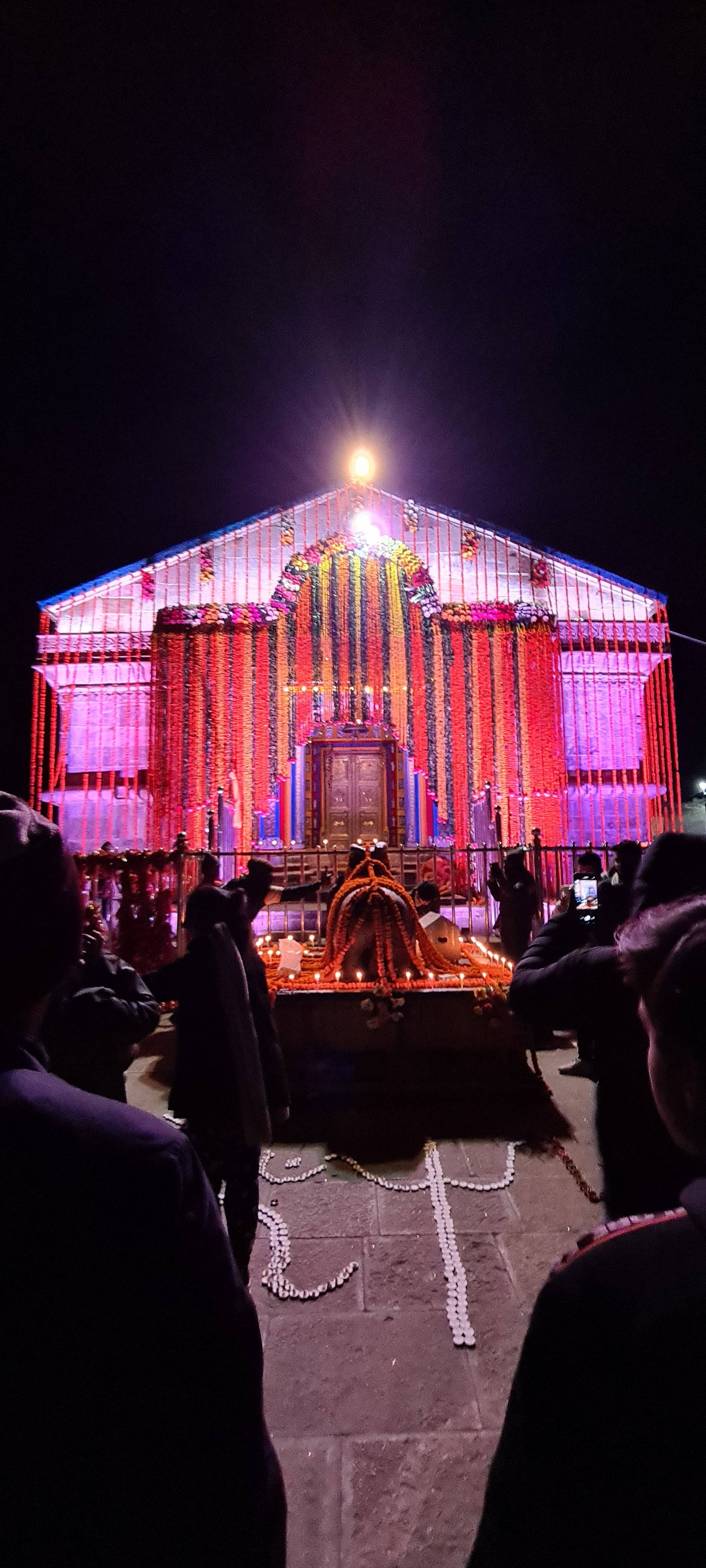 Kedarnath Tempel Pedestal 4K Bakgrunner