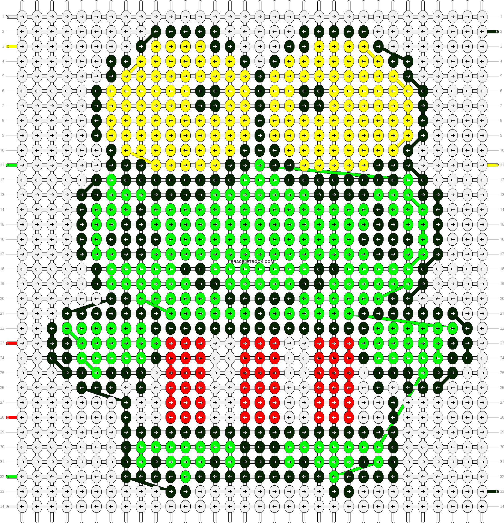 Keroppi pixelkunstverk Bakgrunner