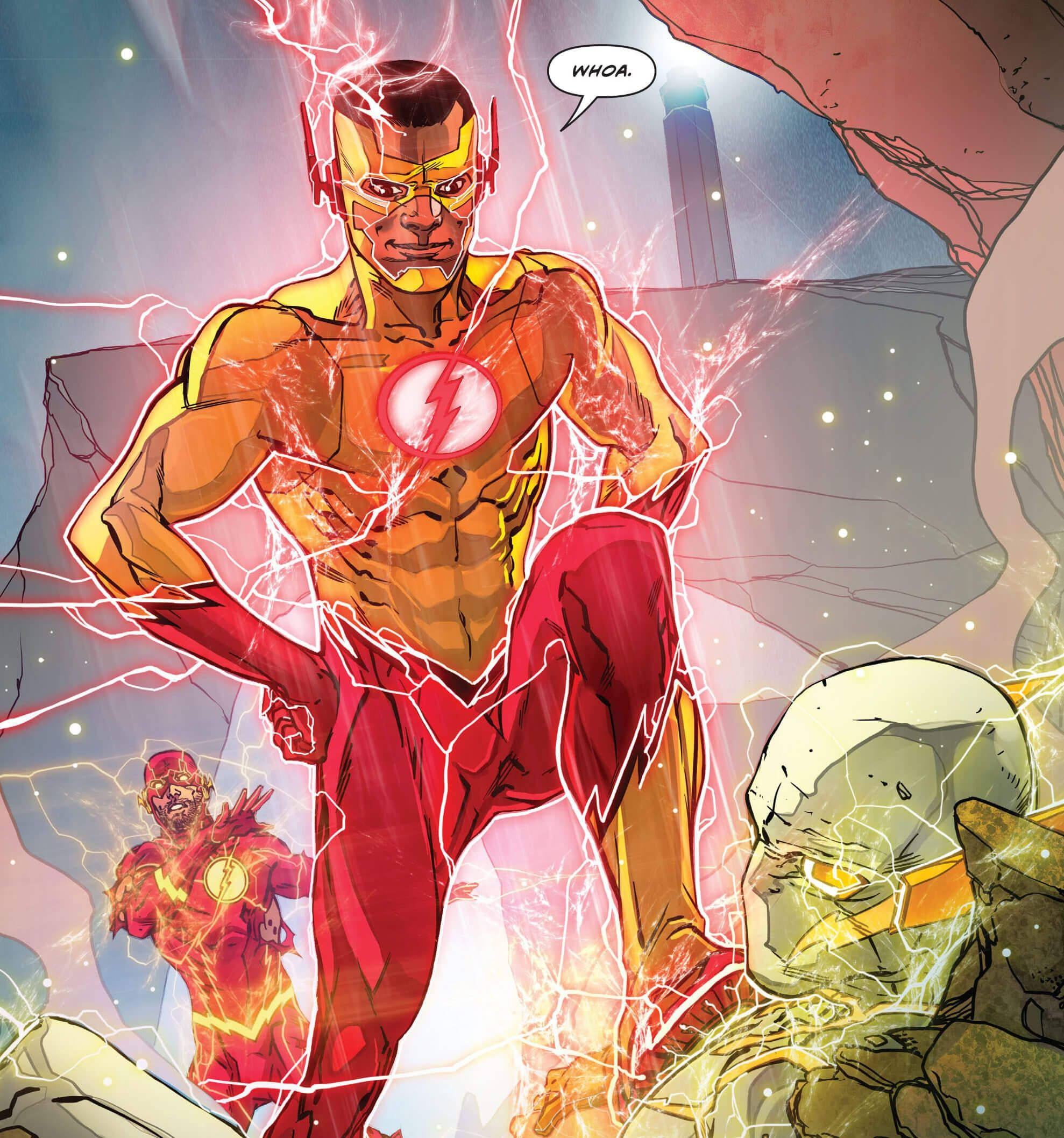 Kid Flash Speedster Bakgrunner