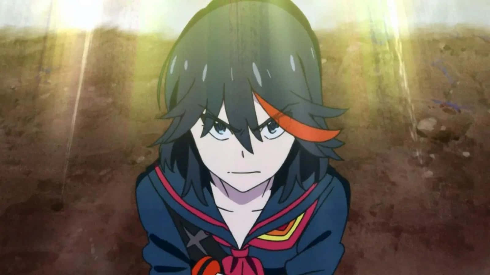 Kill La Kill Ryukos alvorlige ansikt Bakgrunner