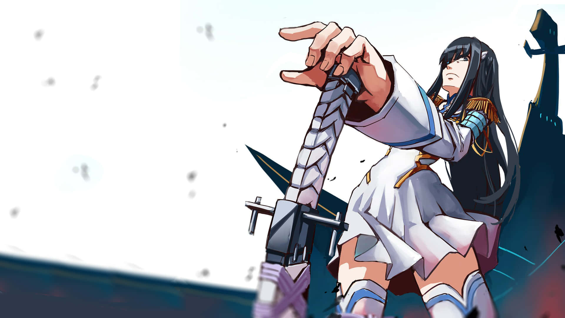 Kill La Kill Satsuki Hemmelig Sverd Bakuzan Bilde Bakgrunner