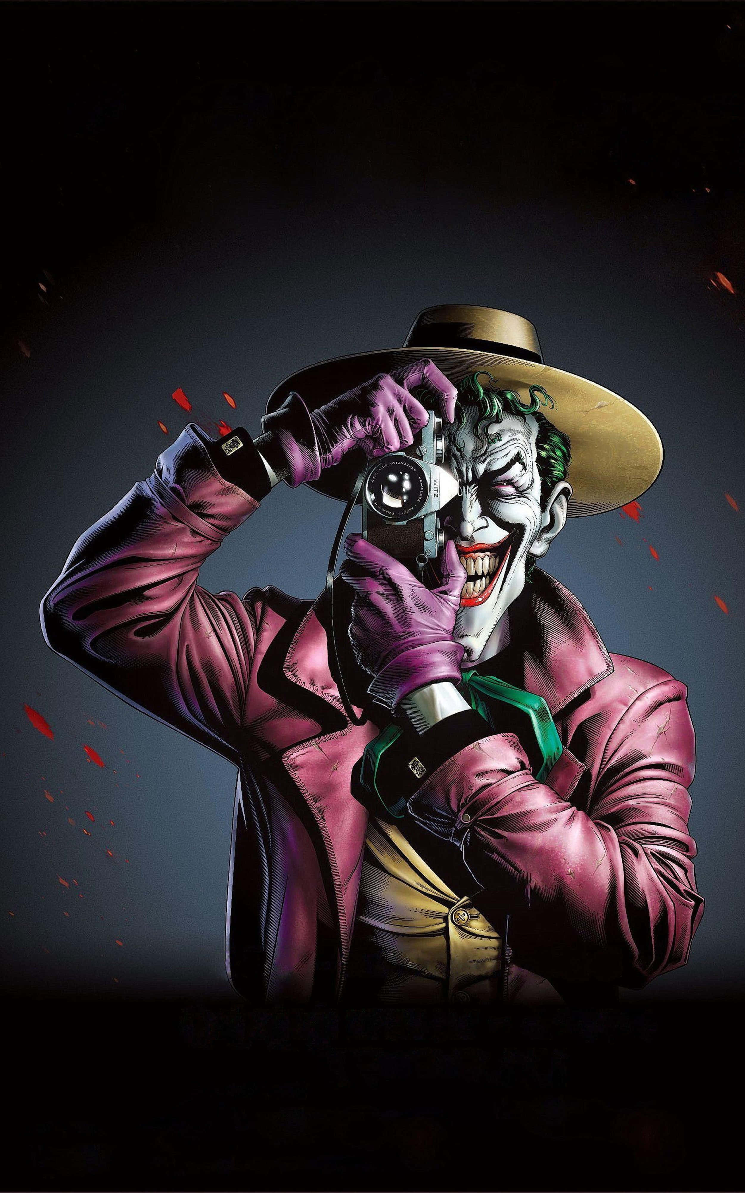 Killing Joke Joker 4K Telefon Bakgrunner