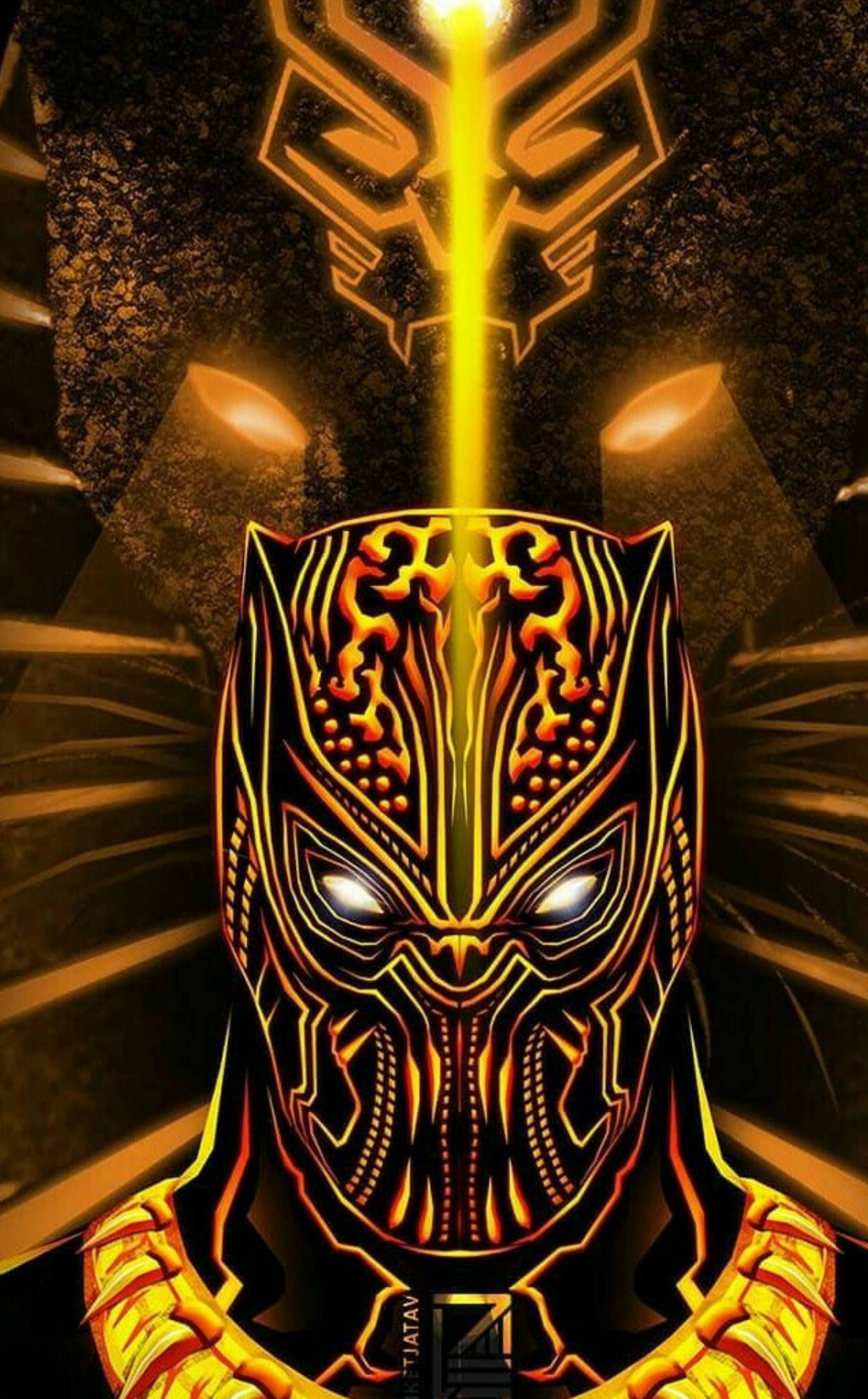 Killmonger Jaguar Kunst Bakgrunner