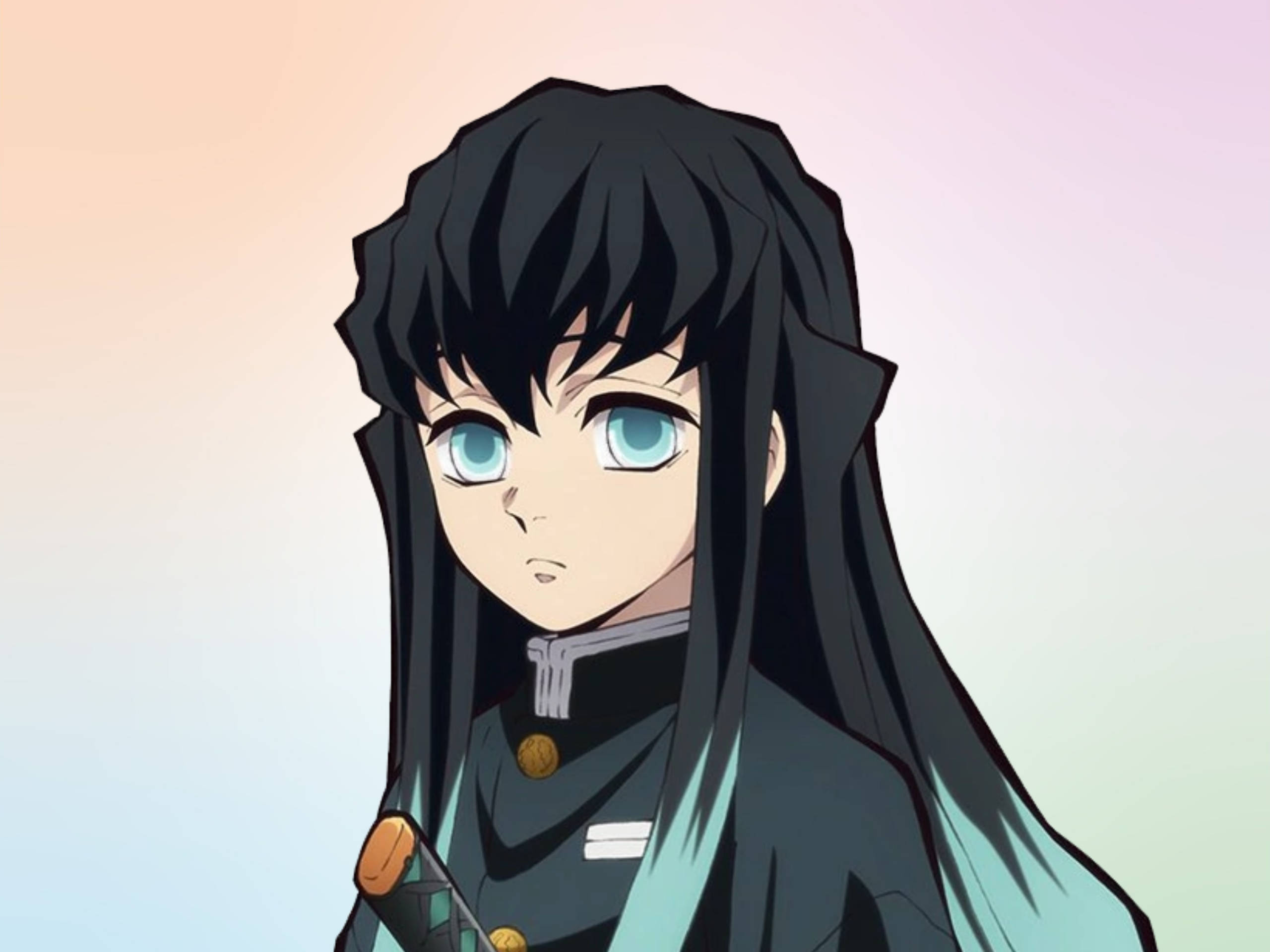 Kimetsu No Yaiba Hashira Pastell Tokito Bakgrunner