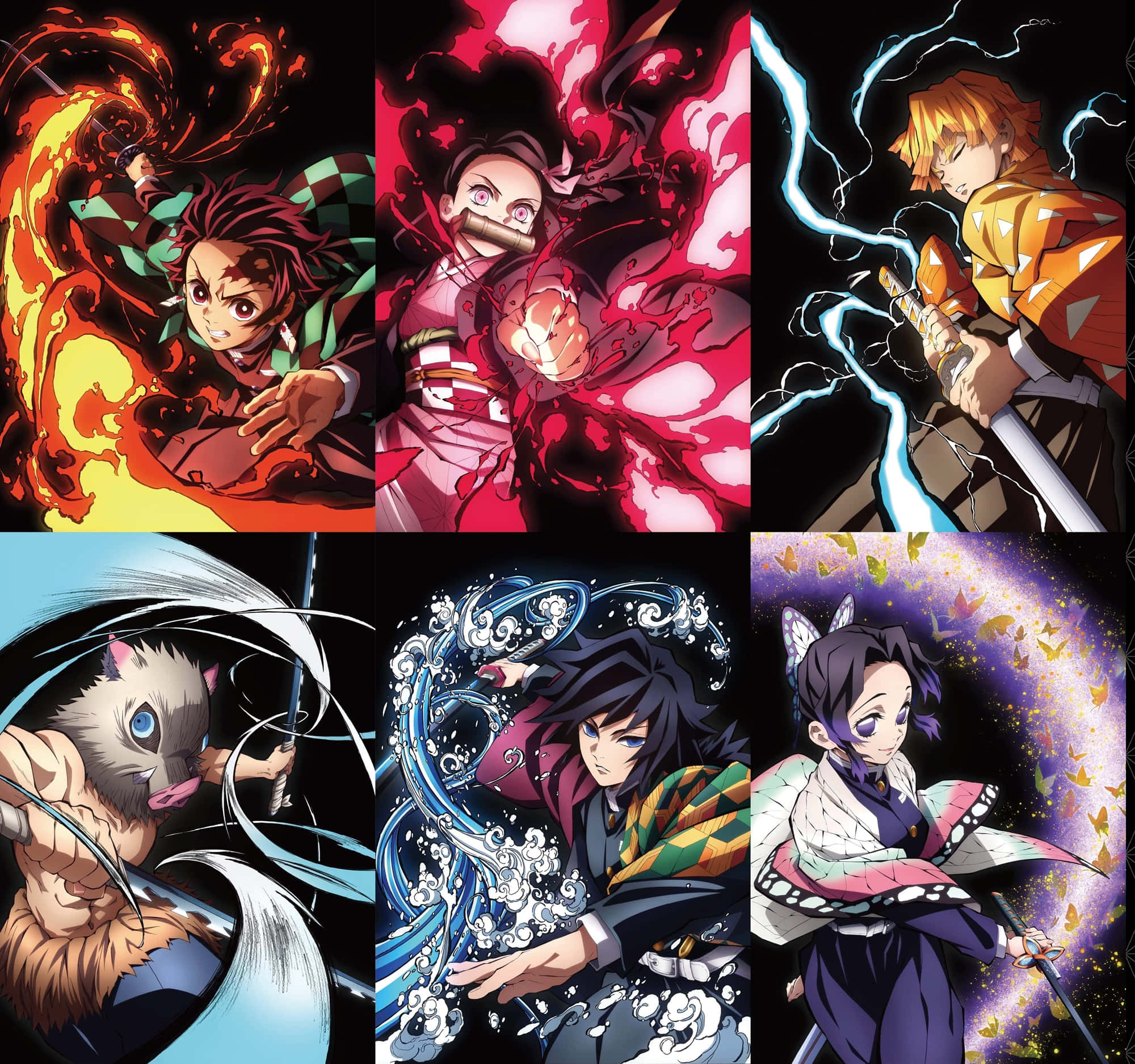 Kimetsu no Yaiba - Demonedreper Bakgrunner