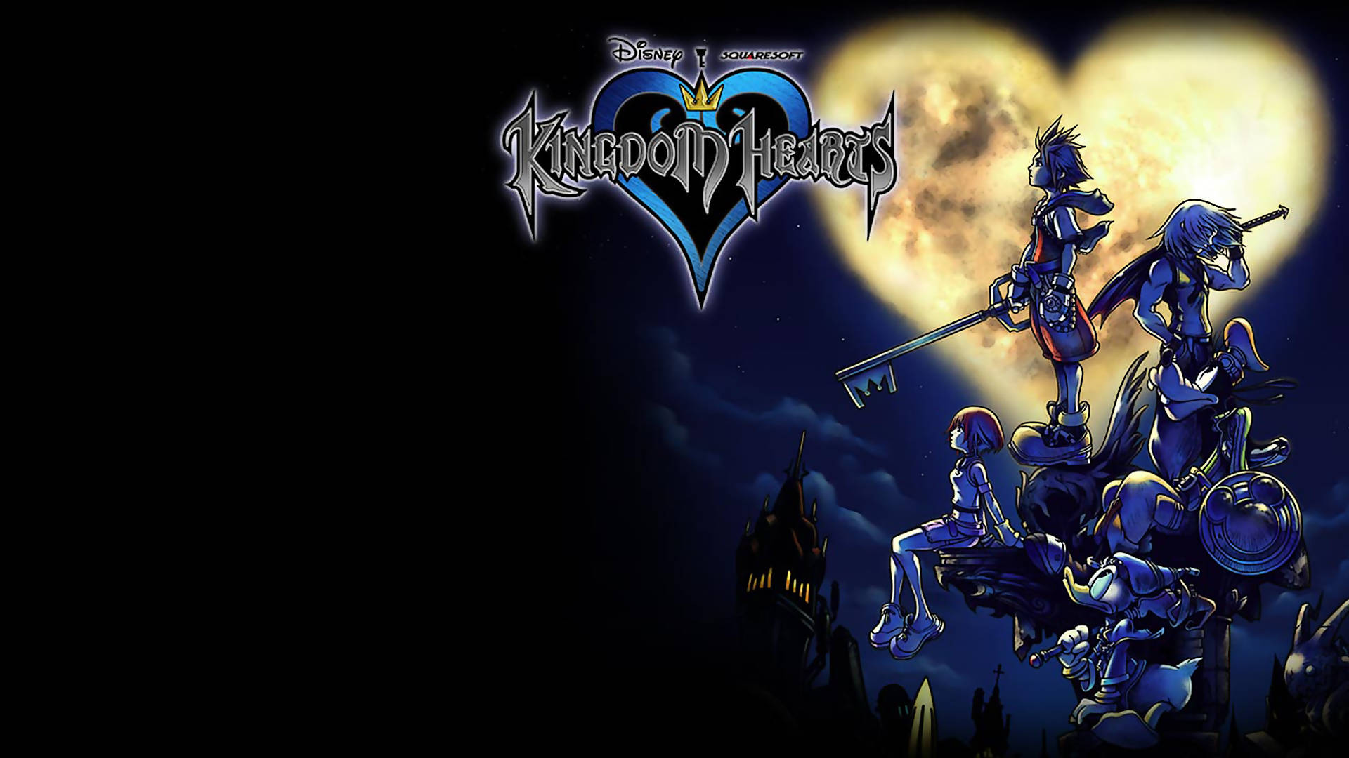 Kingdom Heart-låseskjerm med logo