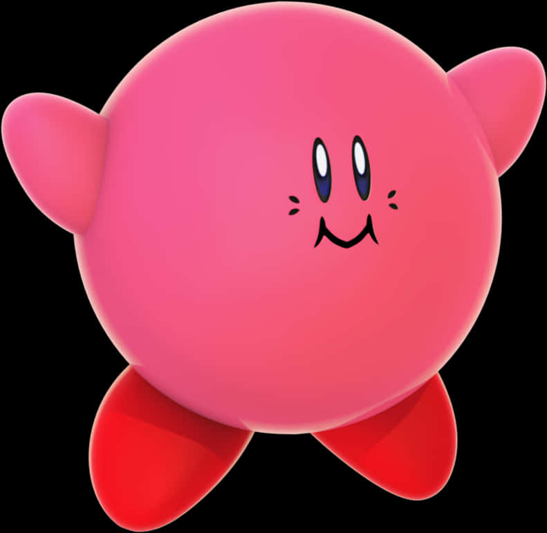 Kirby ikonisk rosa karakter Bakgrunner