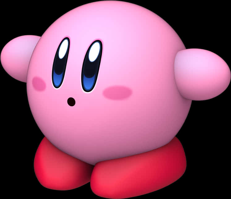 Kirby_ Karakter_ Render Bakgrunner