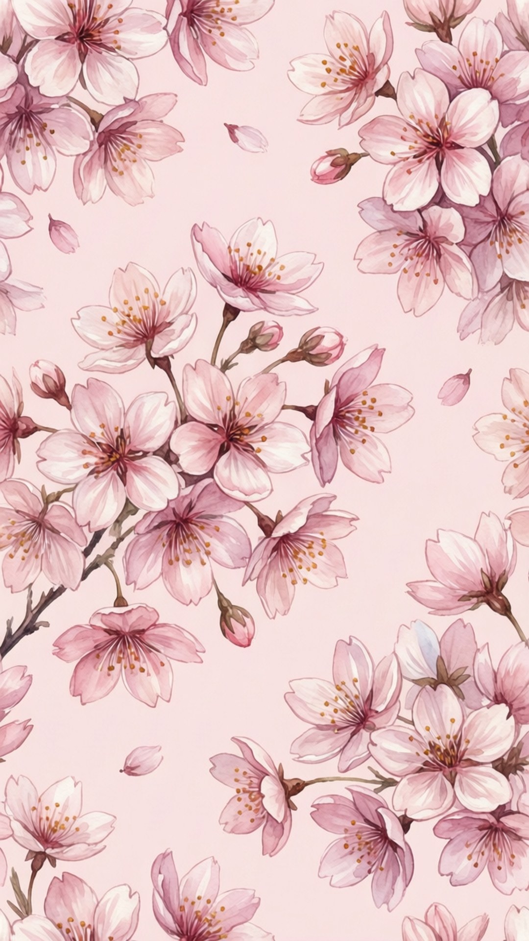 Kirsebærblomstmønster Bakgrunner