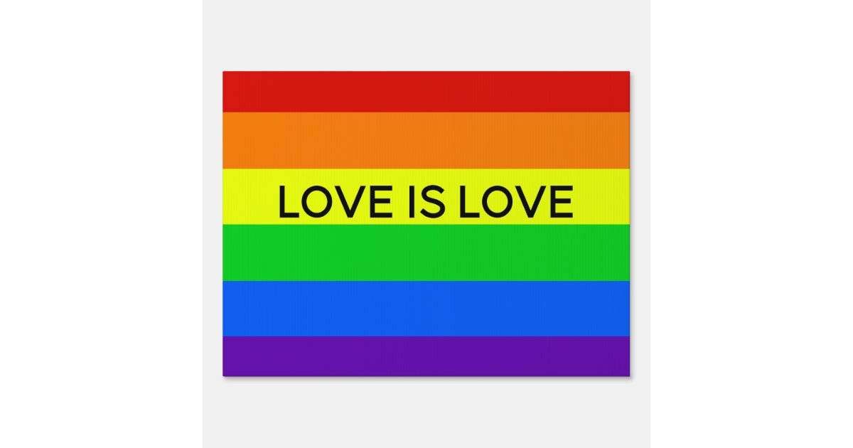 Kjærlighet er kjærlighet og Pride-flagg Bakgrunner