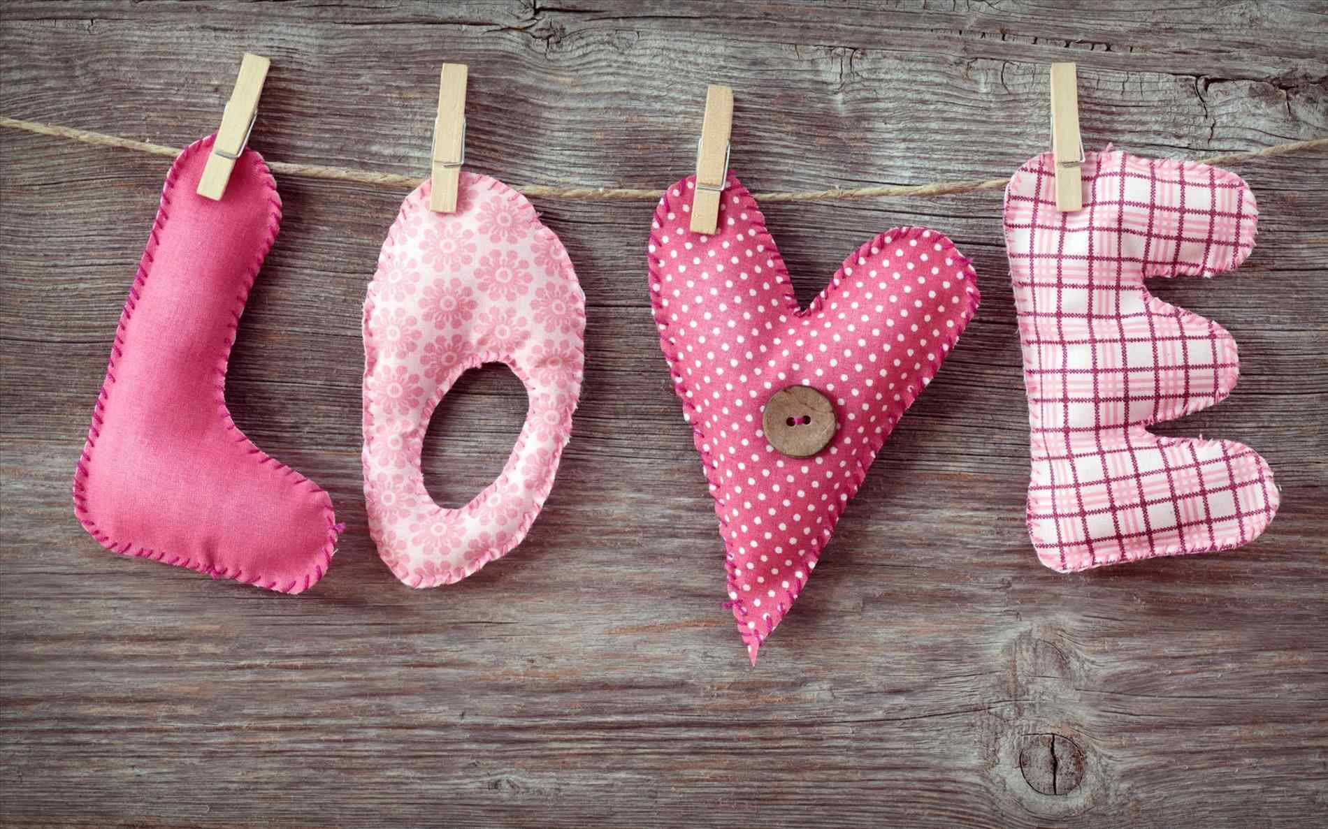 Kjærlighetsballonger Valentinsdag Skrivebord Bakgrunner