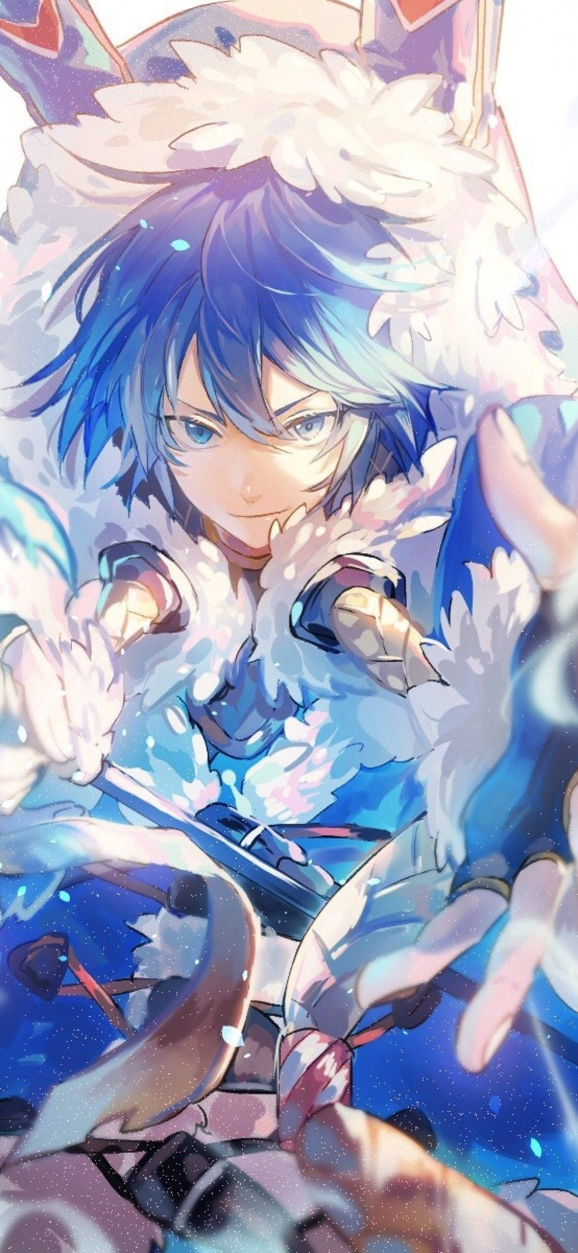Kjekk anime-gutt Nero Bakgrunner