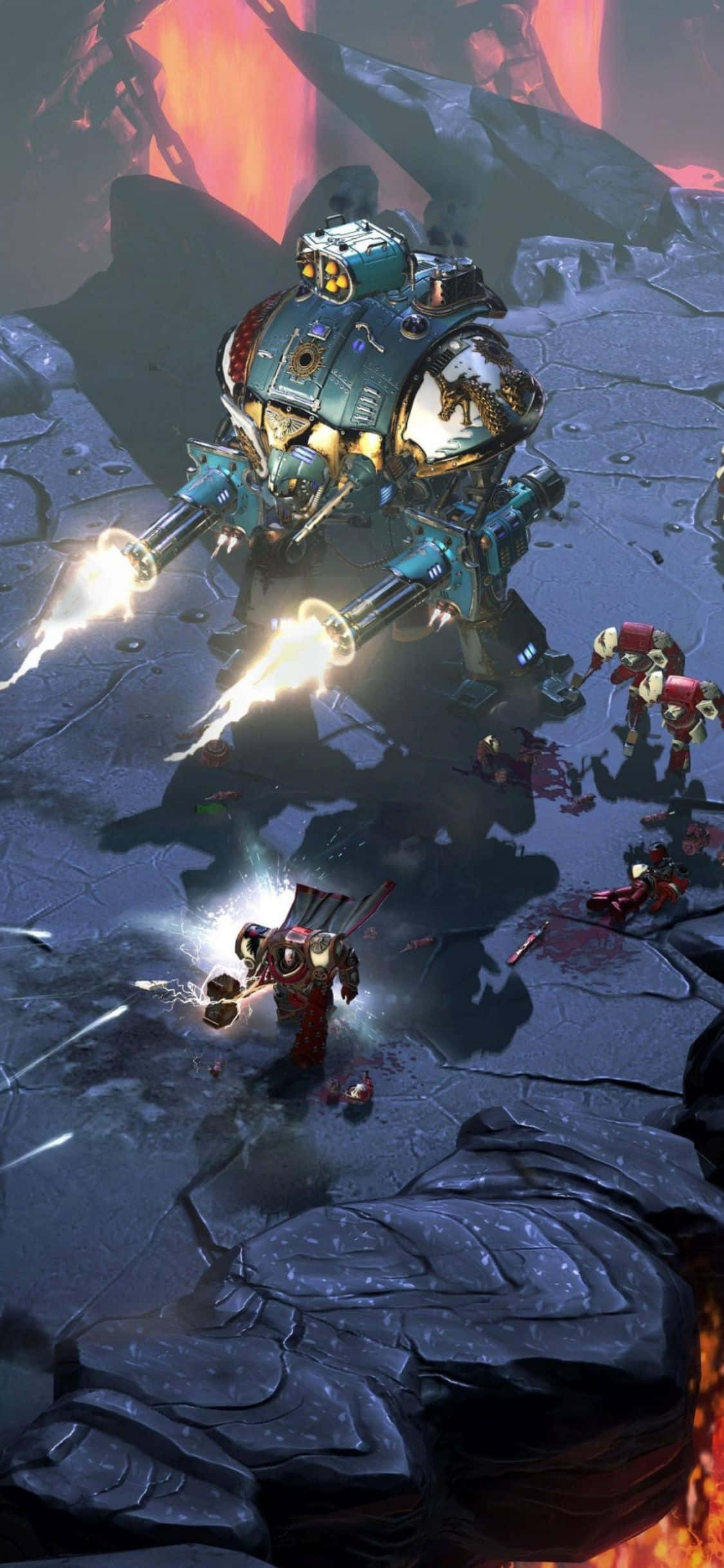 Kjemp deg frem til overherredømme med iPhone Xs og Dawn Of War III. Bakgrunner