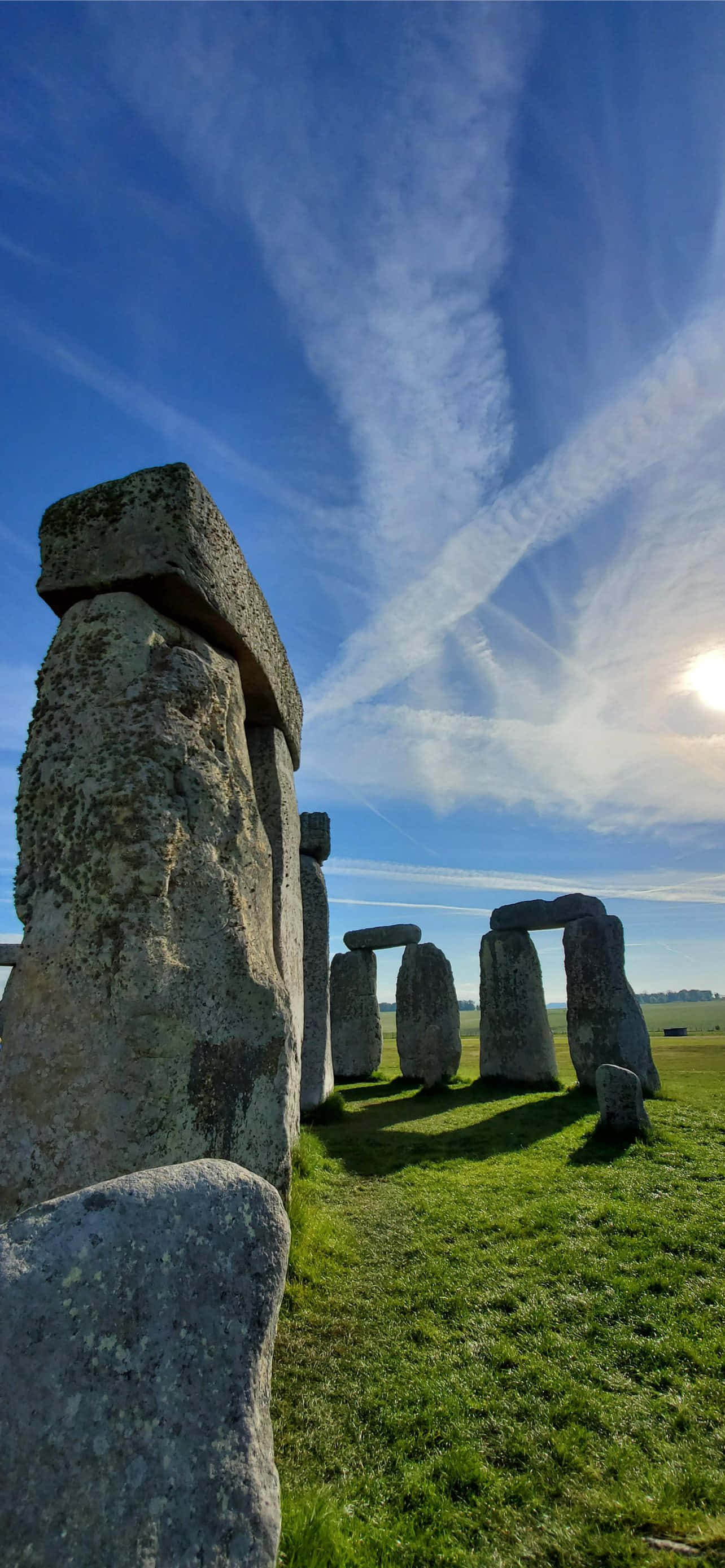 Kjempesteiner Fra Stonehenge England Bakgrunner