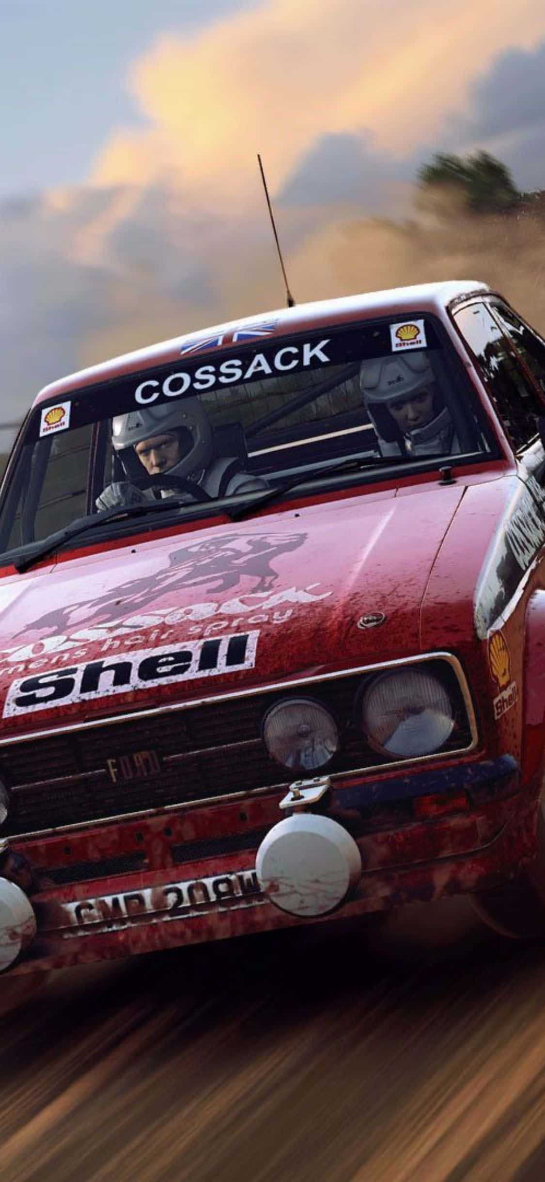 Kjenn adrenalinsuset ved å kjøre rallybil på iPhone Xs! Bakgrunner