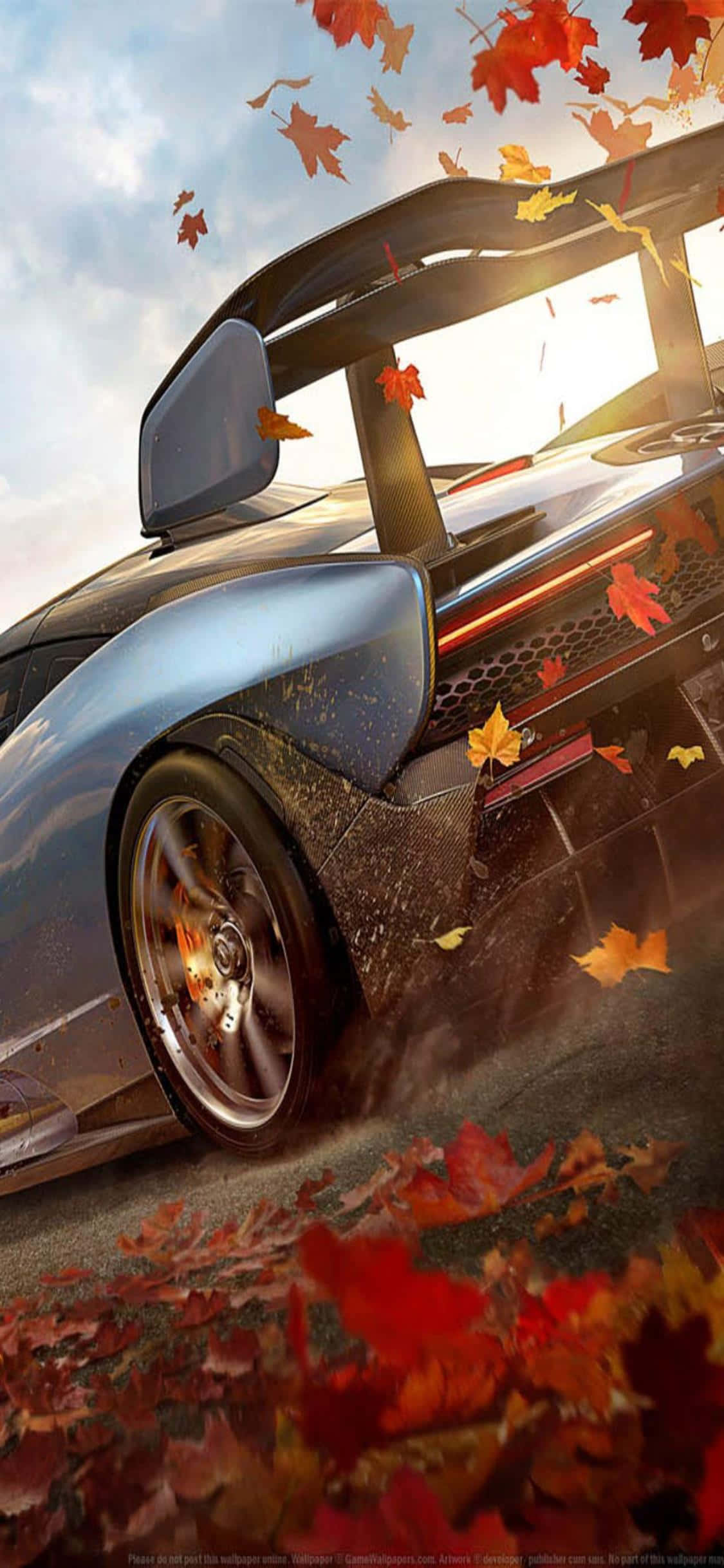 Kjenn farten til iPhone Xs, forvandle opplevelsen din med Forza Horizon 4 Bakgrunner