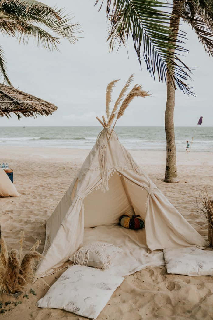 Kjenn friheten i moderne boho-stil. Bakgrunner