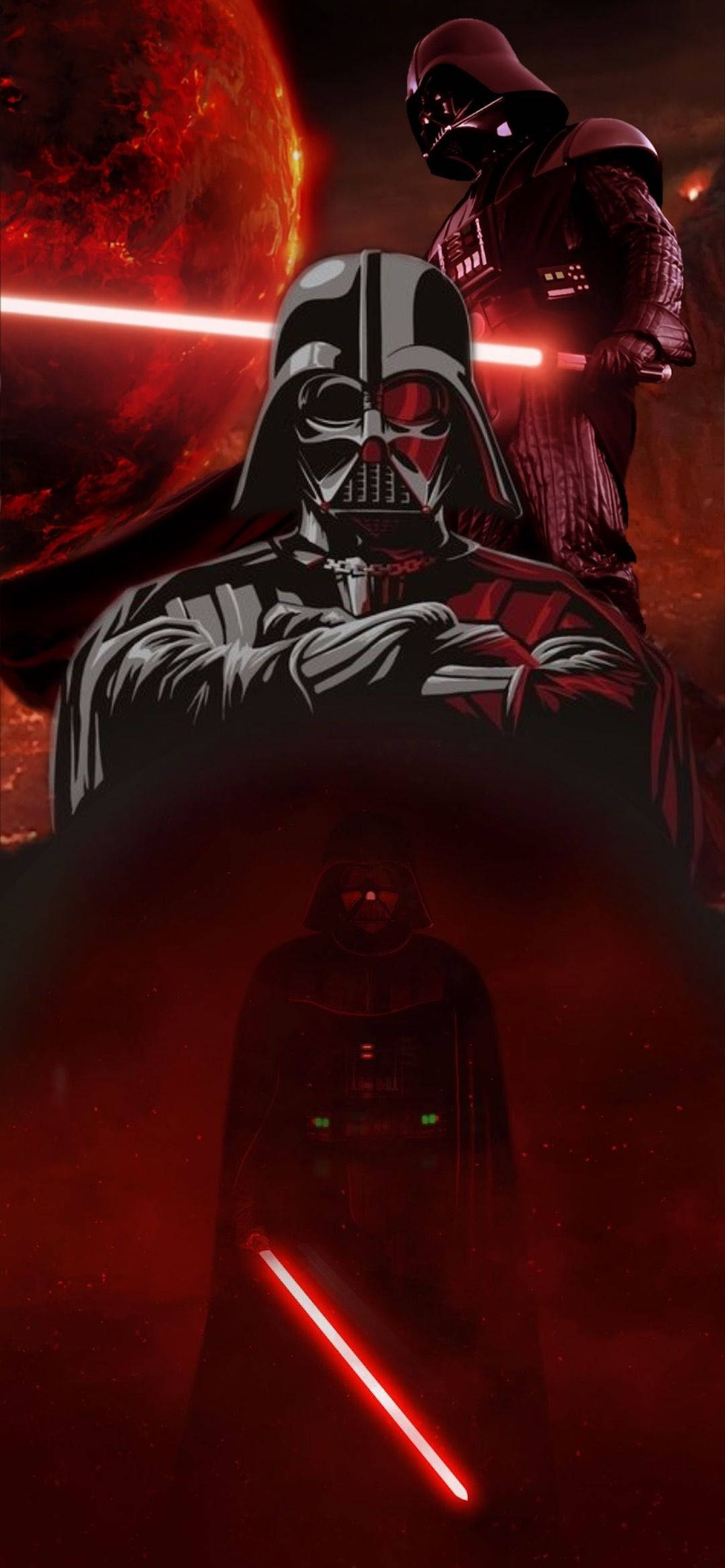 Kjenn kraften fra den mørke siden med Darth Vader. Bakgrunner