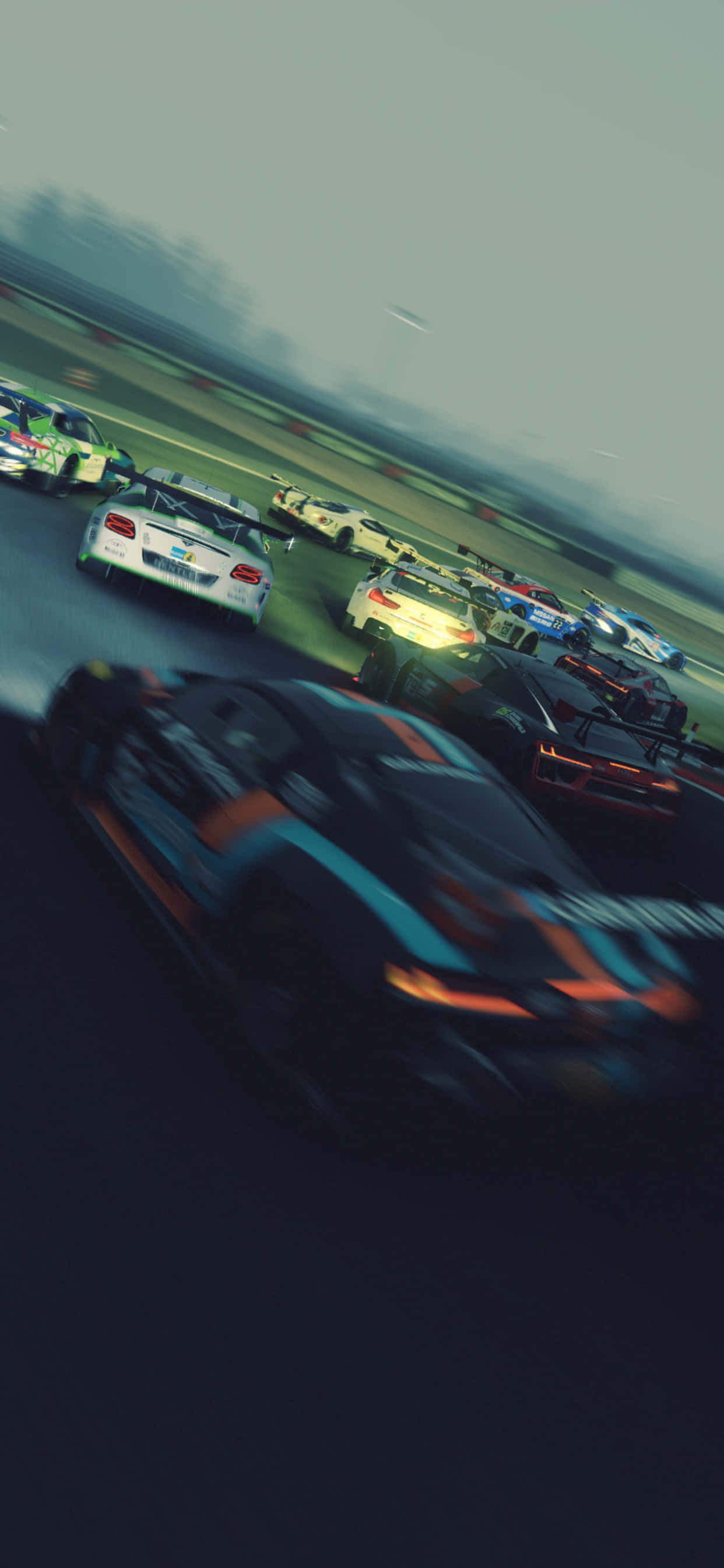 Kjør inn i spennende eventyr med iPhone Xs Max og Project Cars 2 Bakgrunner