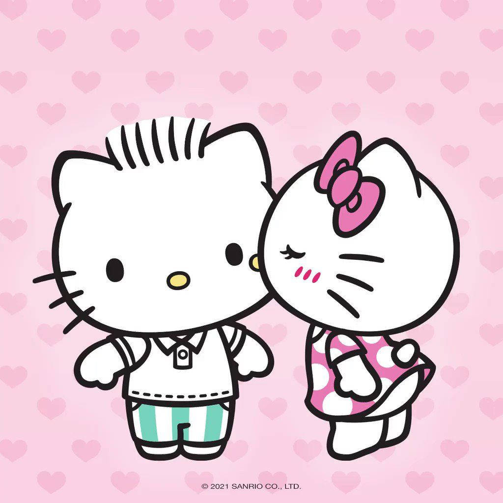 Kjære Daniel og Hello Kitty PFP Bakgrunner