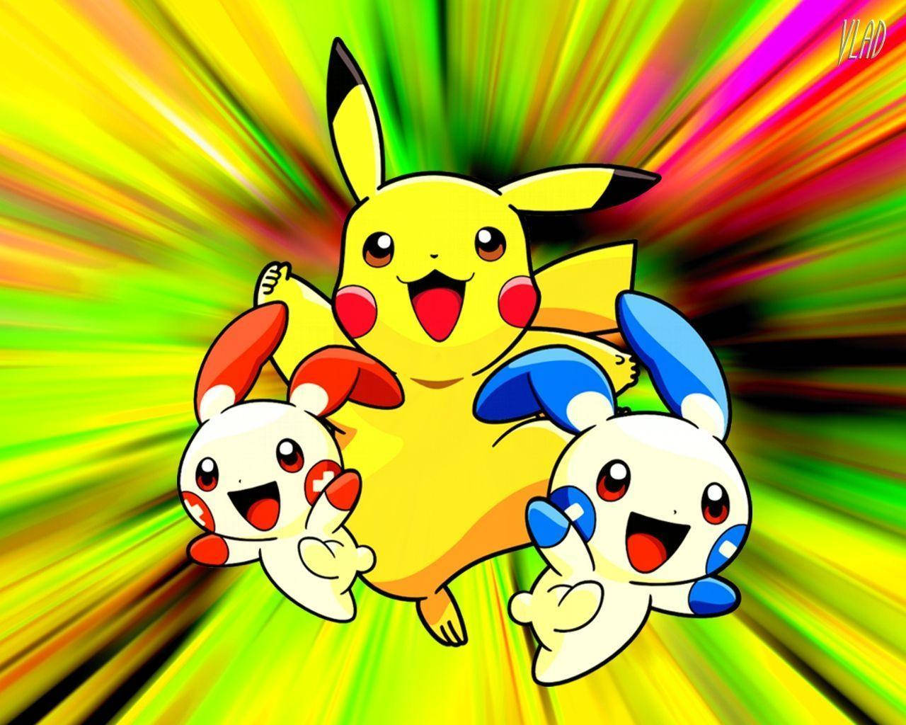 Kjærligheten i Pikachu-familien! Bakgrunner