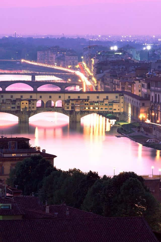 Klar La Natt Ponte Vecchio Bakgrunner
