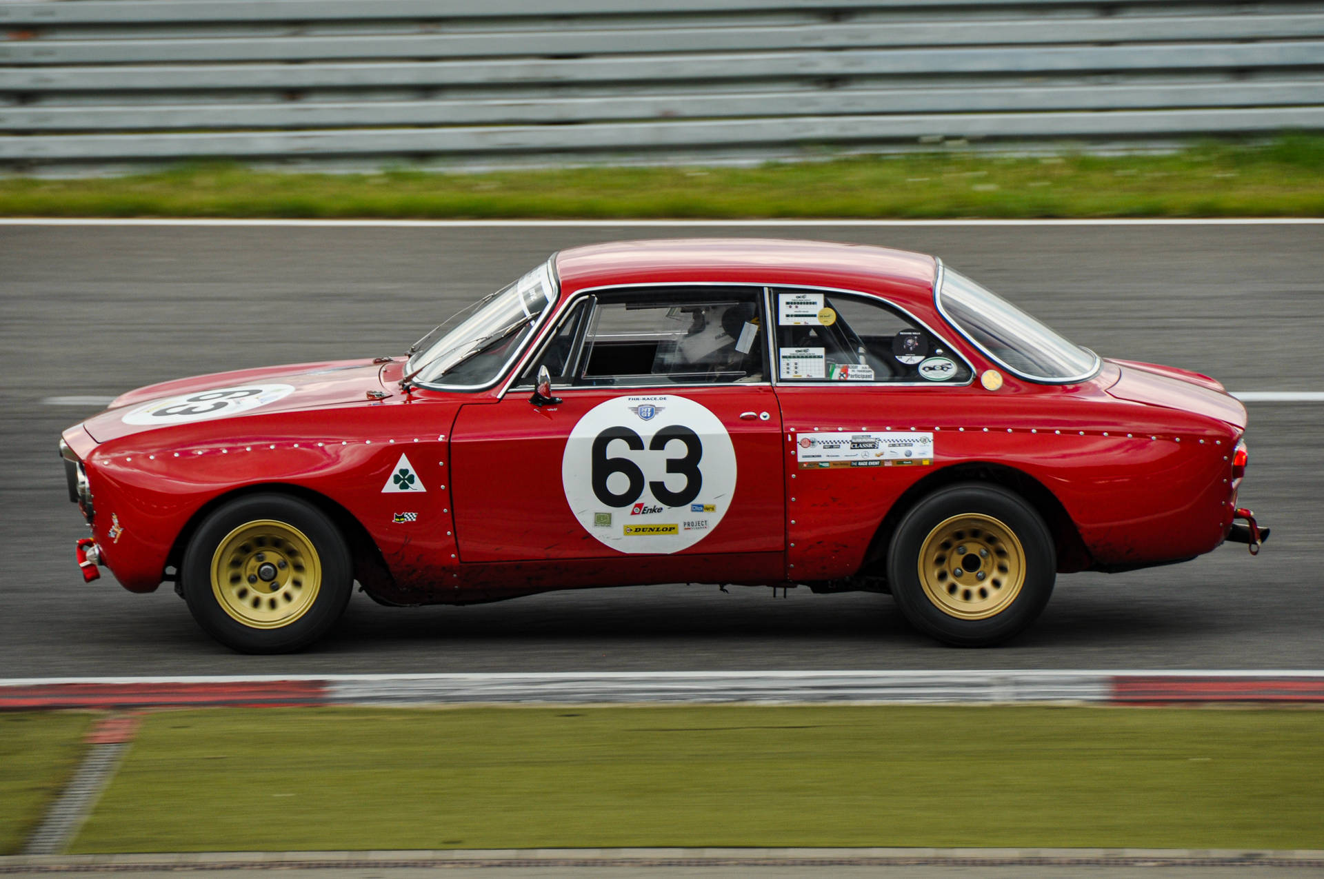 Alfa Romeo GTA racerbil bakgrunn